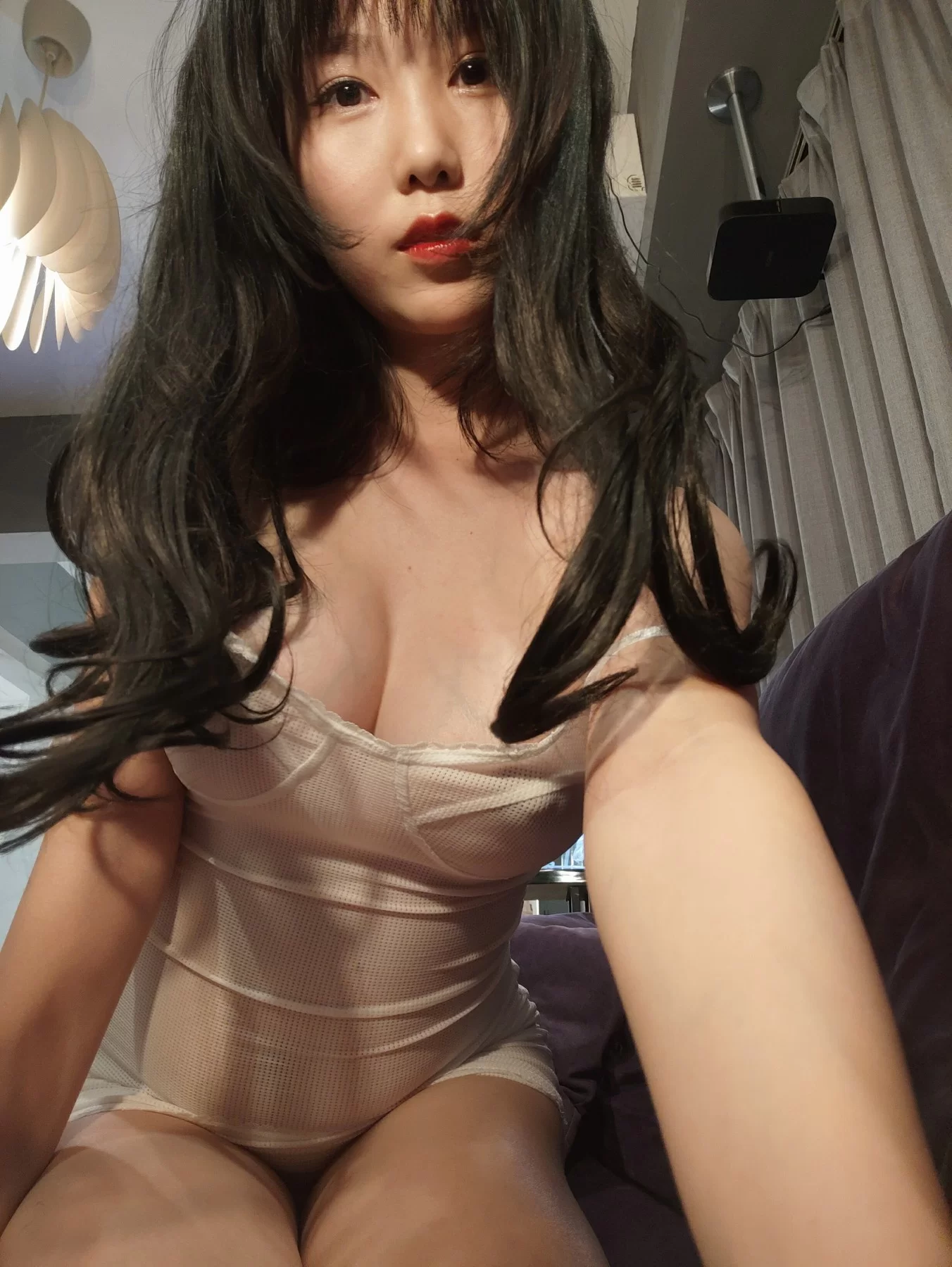 抖娘-利世 – 定制透视吊带自拍 微密圈-第11张