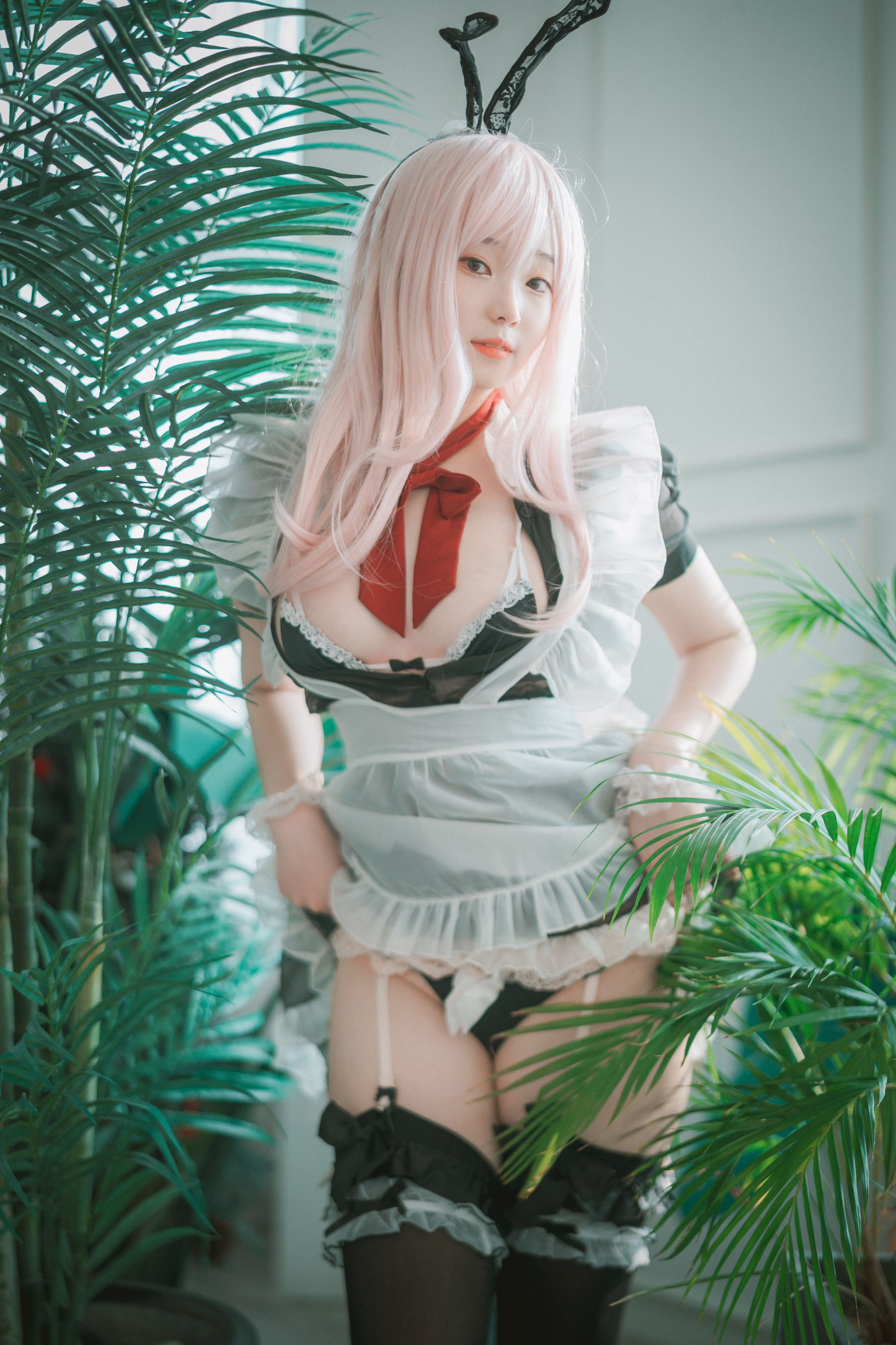 M940-[DJAWA] Bambi - Sheer Bunny Maid - 94零社区 DJAWA-第50张
