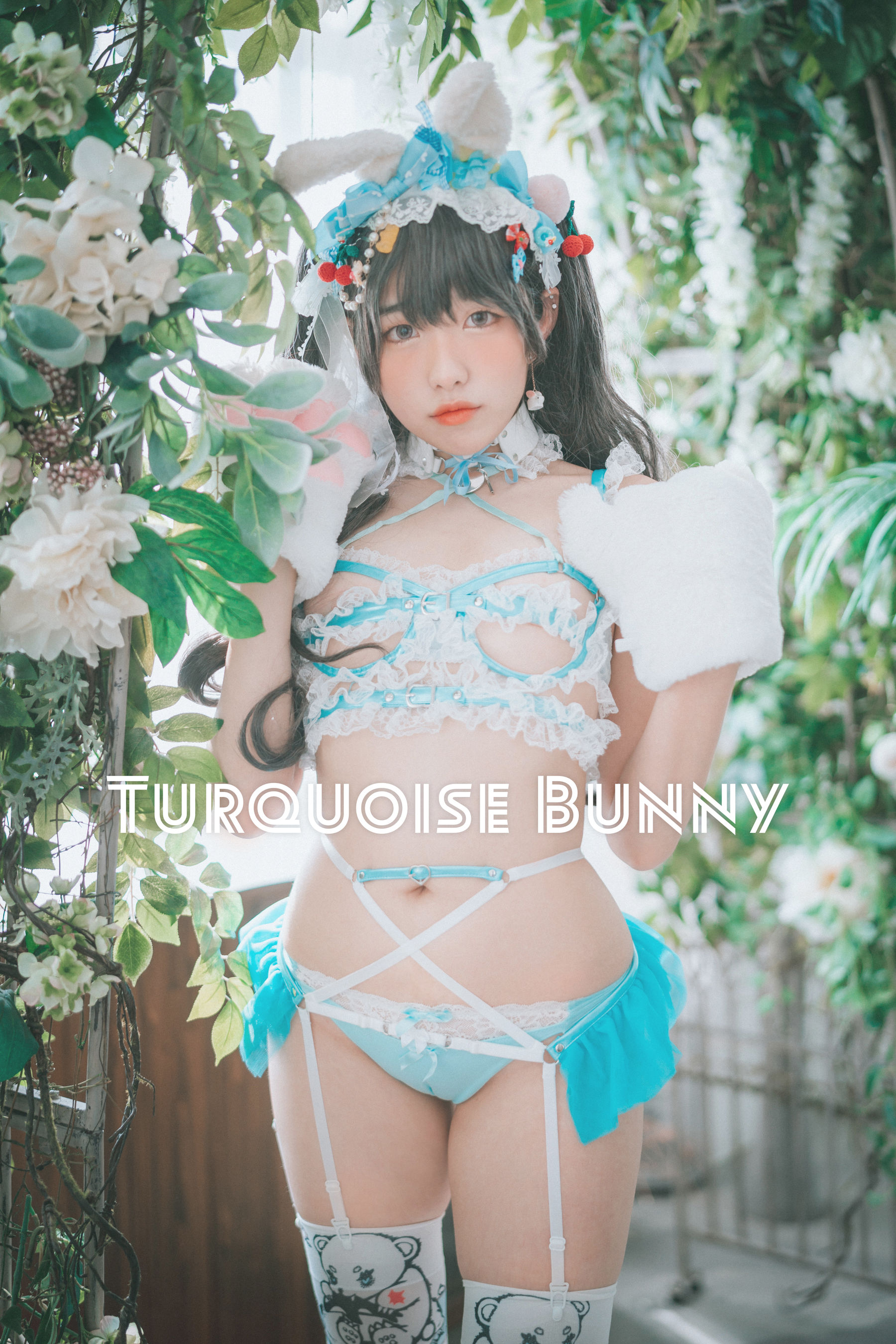 M940-[DJAWA]  Sonson - Turquoise Bunny 写真套图 - 94零社区 DJAWA-第1张