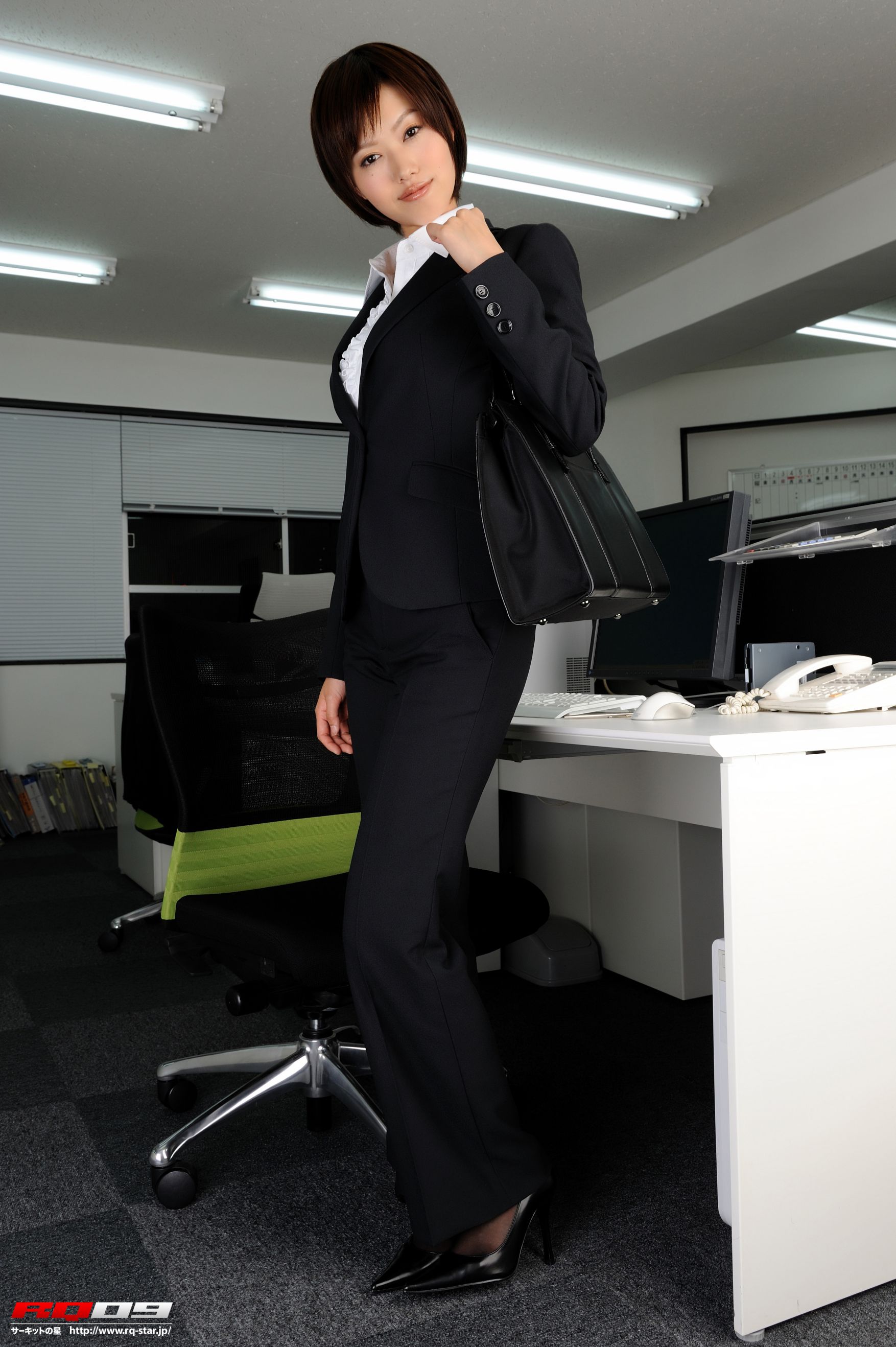 M940-[RQ-STAR写真集] NO.00155 藤村えみり/藤村枝美里 Recruit Style 办公室美女系列 - 94零社区 RQ-STAR-第6张