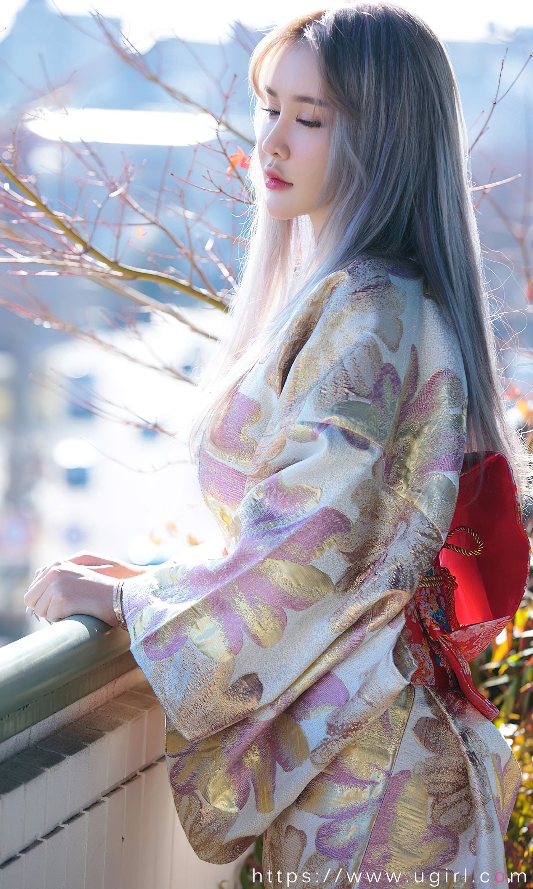 M940-[爱尤物Ugirls] No.2440 青树 枫最红时 - 94零社区 爱尤物-第9张