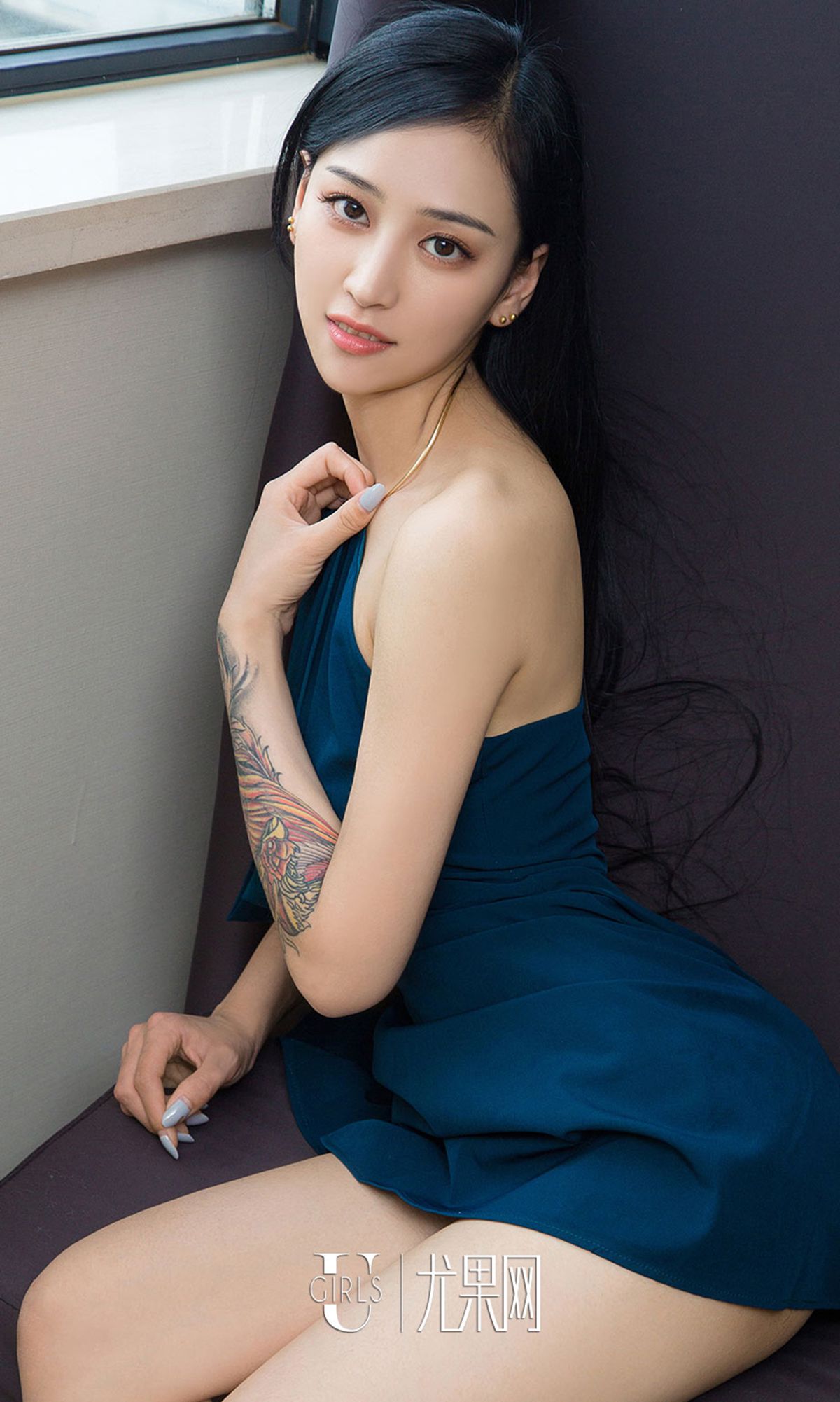 M940-安雅若《婉约花臂》 [尤果圈] No.720 - 94零社区 爱尤物-第5张