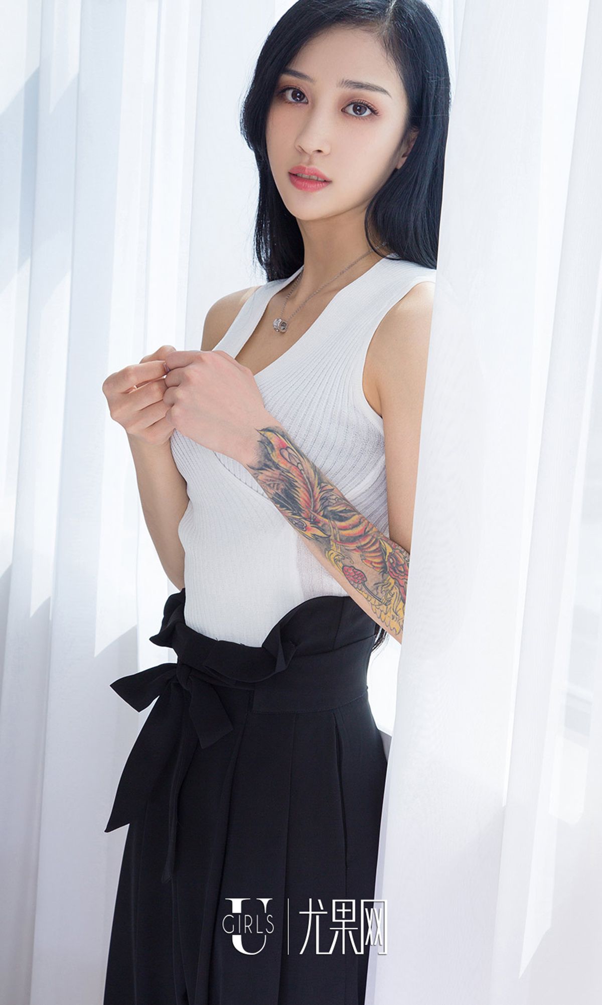 M940-安雅若《婉约花臂》 [尤果圈] No.720 - 94零社区 爱尤物-第7张