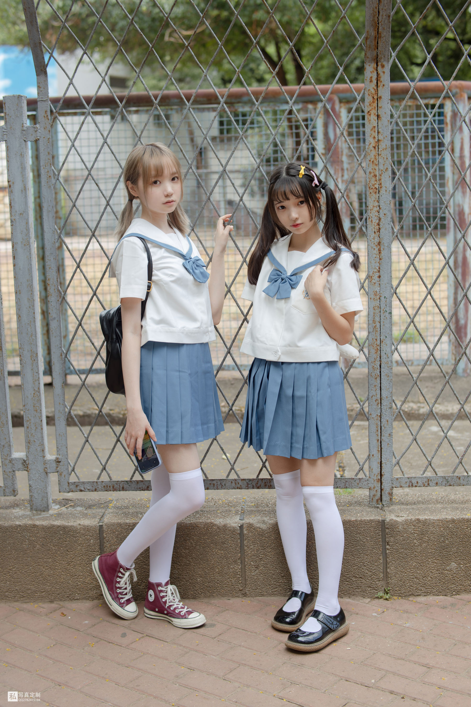 M940-[森萝财团] JKFUN-025 默陌&amp;amp;Aika 80D白丝过膝袜 - 94零社区 森萝财团-第12张