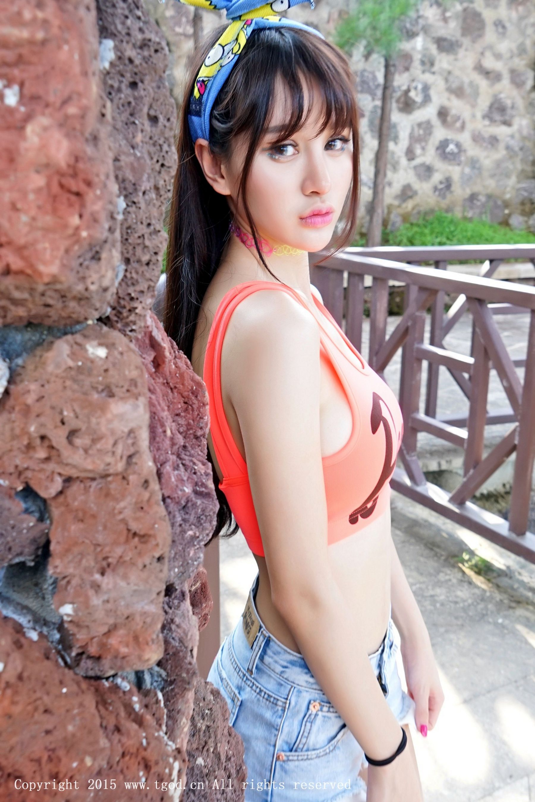 M940-Cheryl青树《云曼旅拍》热裤、蕾丝系列 [TGOD推女神] 写真集 - 94零社区 推女神-第3张