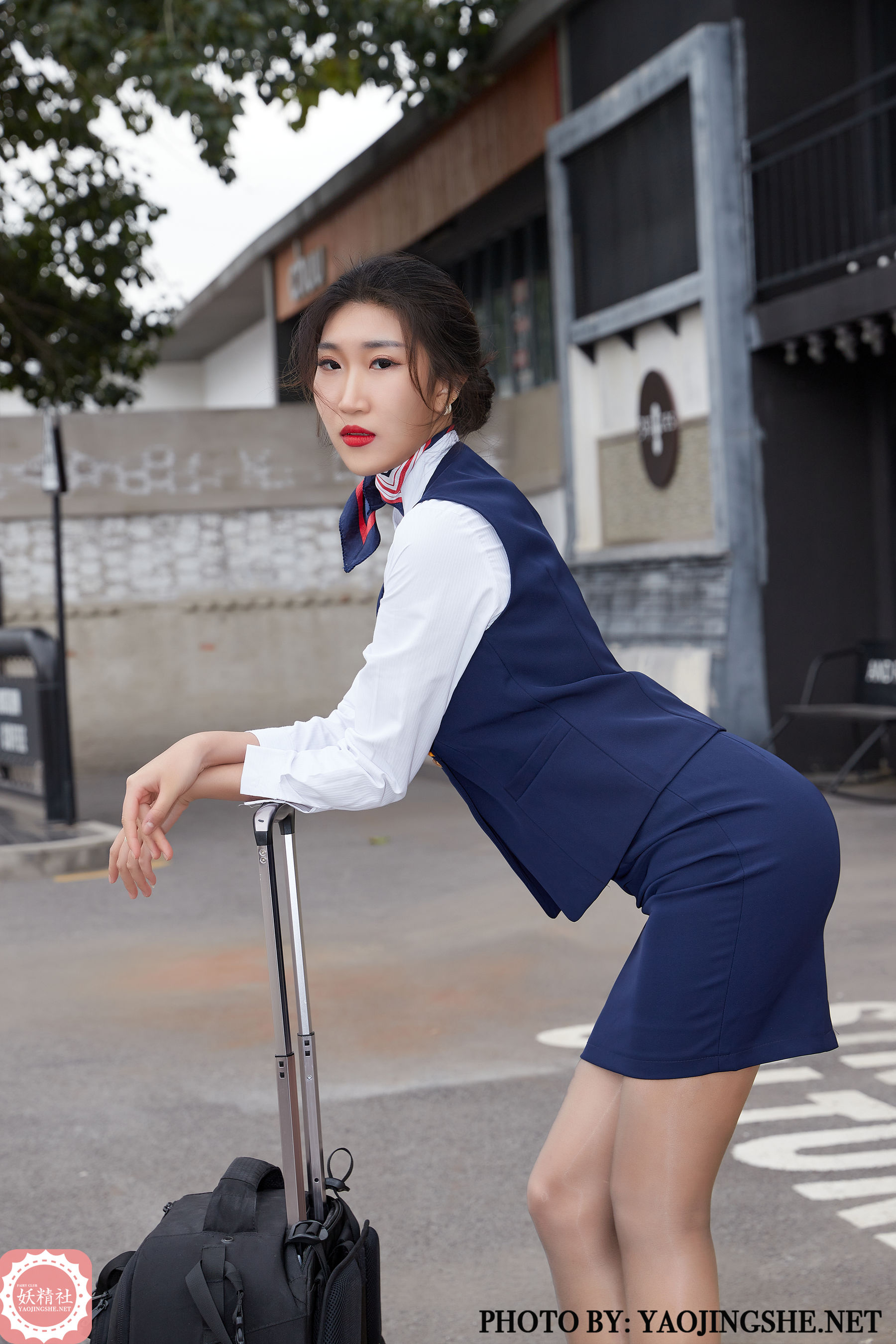 M940-[妖精社YAOJINGSHE] T2045 苏伟 空姐的一天 - 94零社区 妖精社-第1张