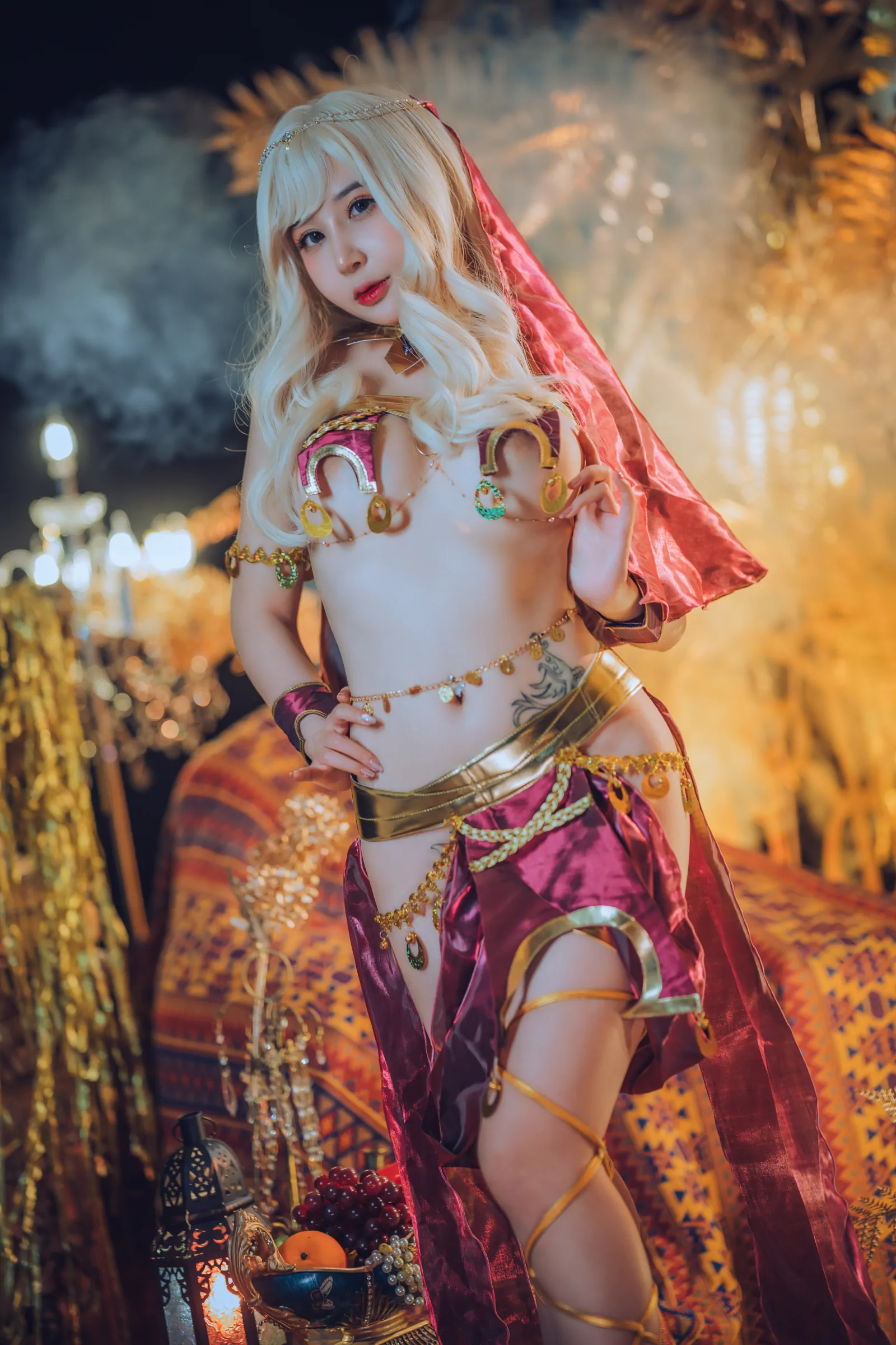 蜜蜜子Kimmie  异域舞姬 Cosplay-第4张