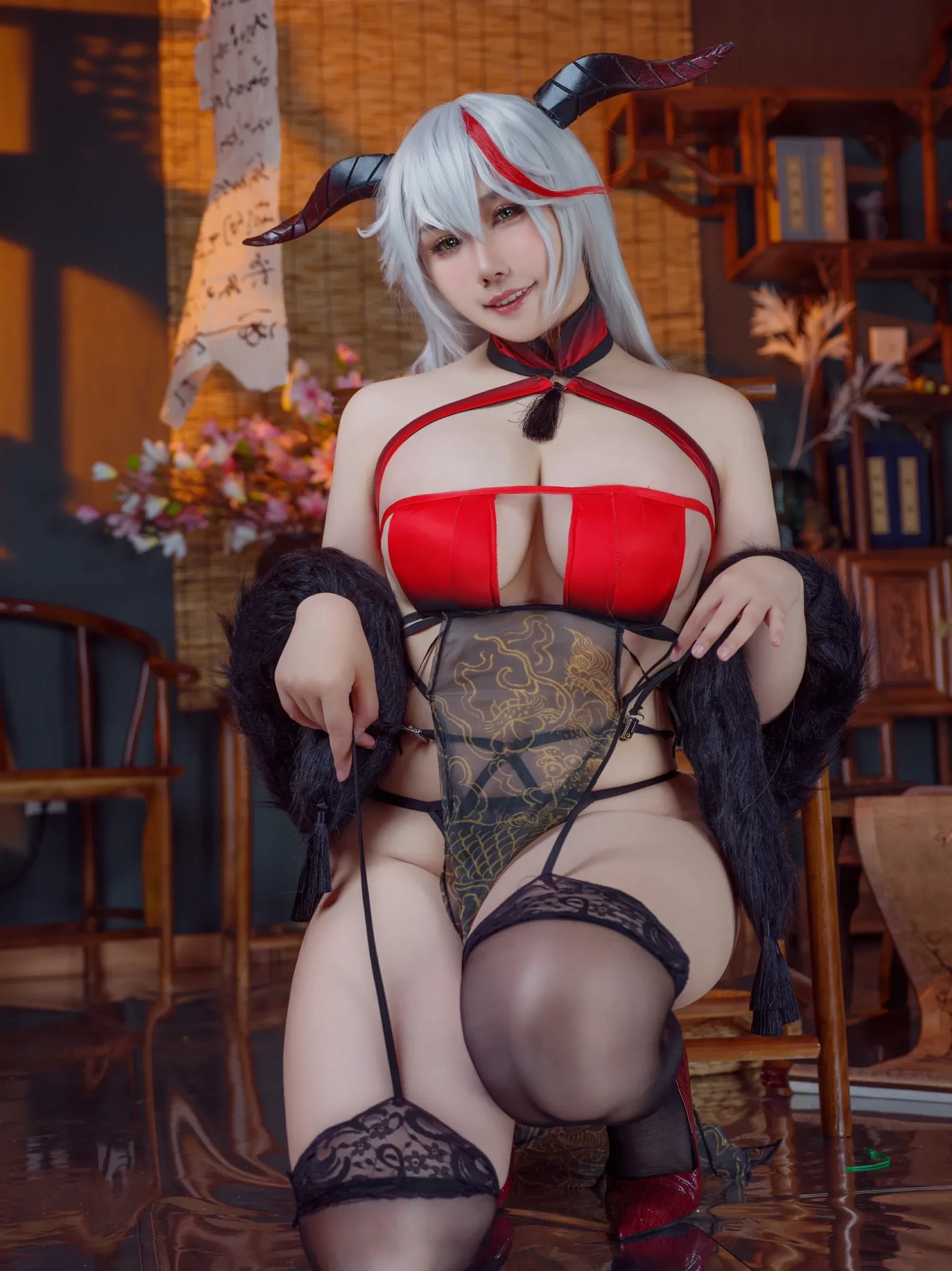 麻花麻花酱 – 碧蓝航线 埃吉尔 Cosplay-第21张
