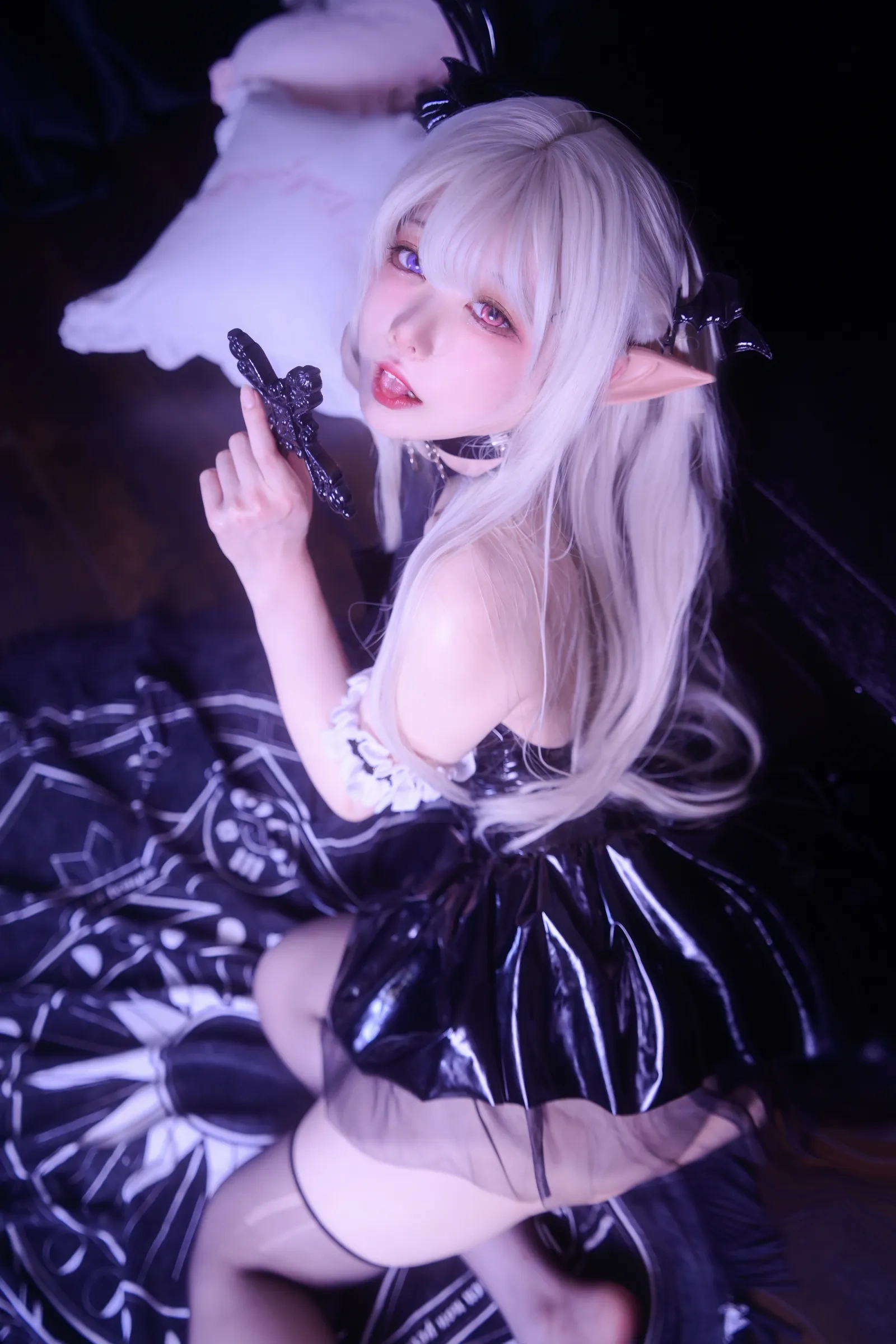 安食Ajiki – 异瞳小魅魔 Cosplay-第5张