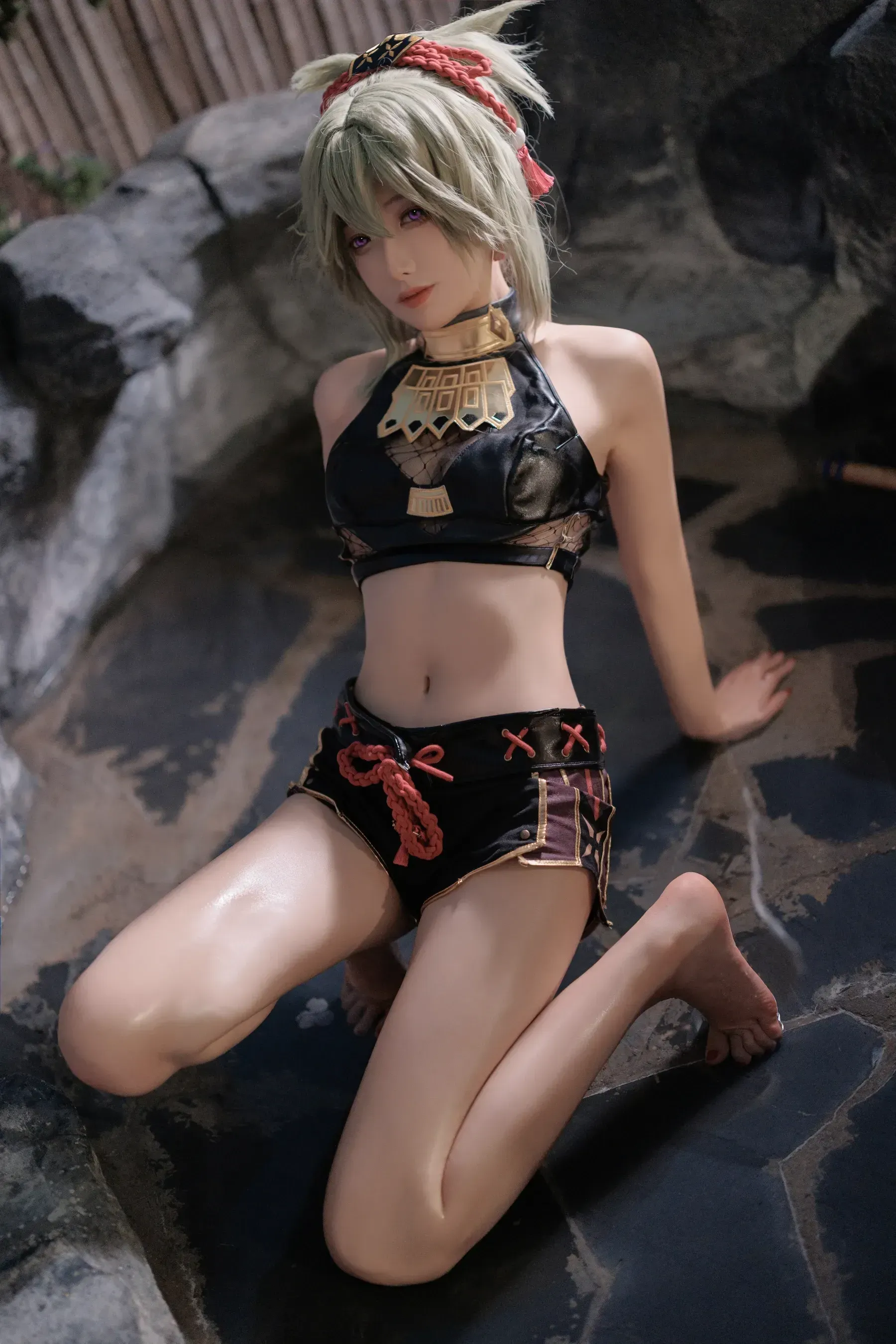 封疆疆v – 原神 久岐忍 Cosplay-第3张