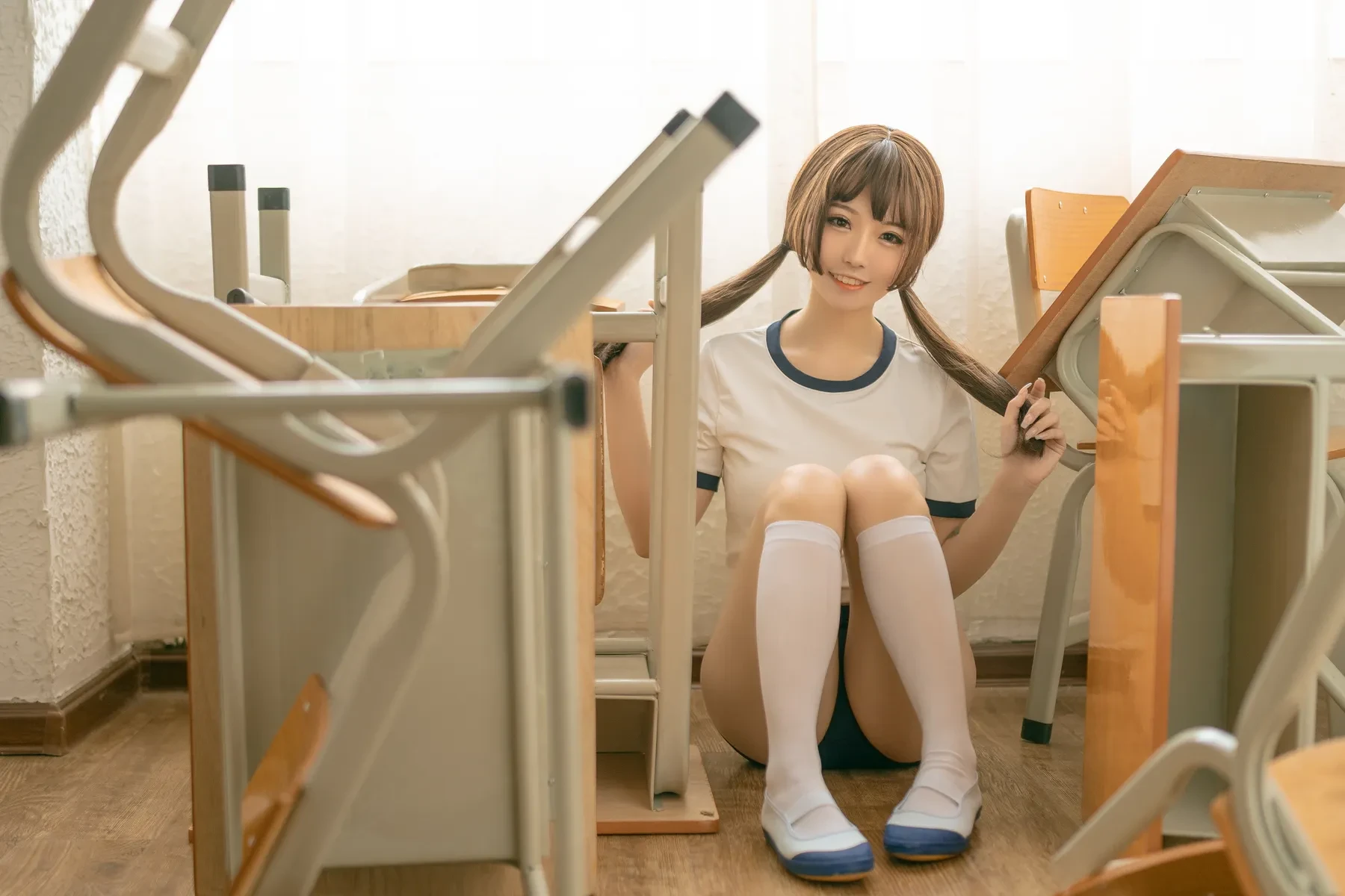 桃良阿宅 – 体操服 Cosplay-第28张