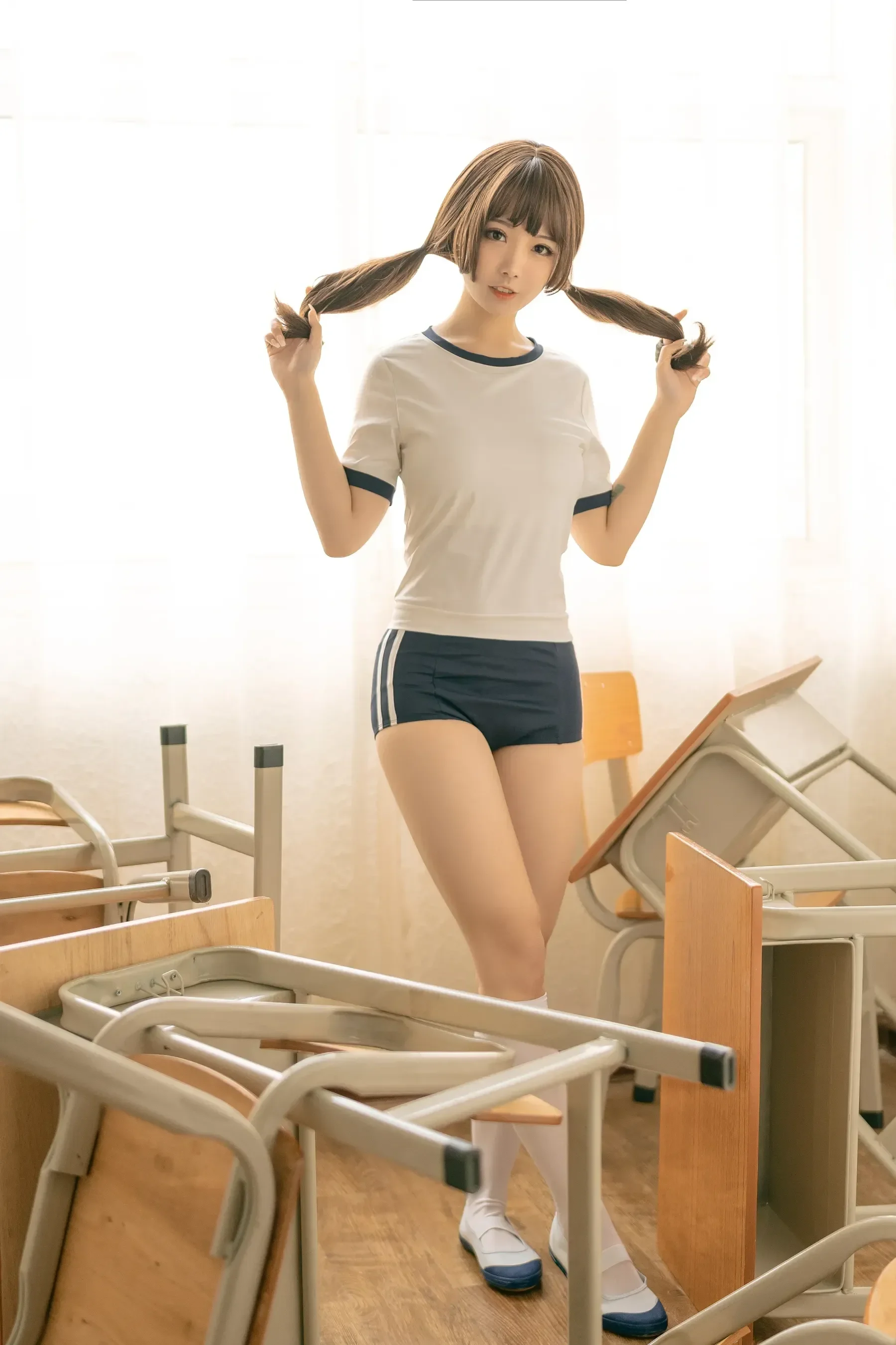 桃良阿宅 – 体操服 Cosplay-第30张