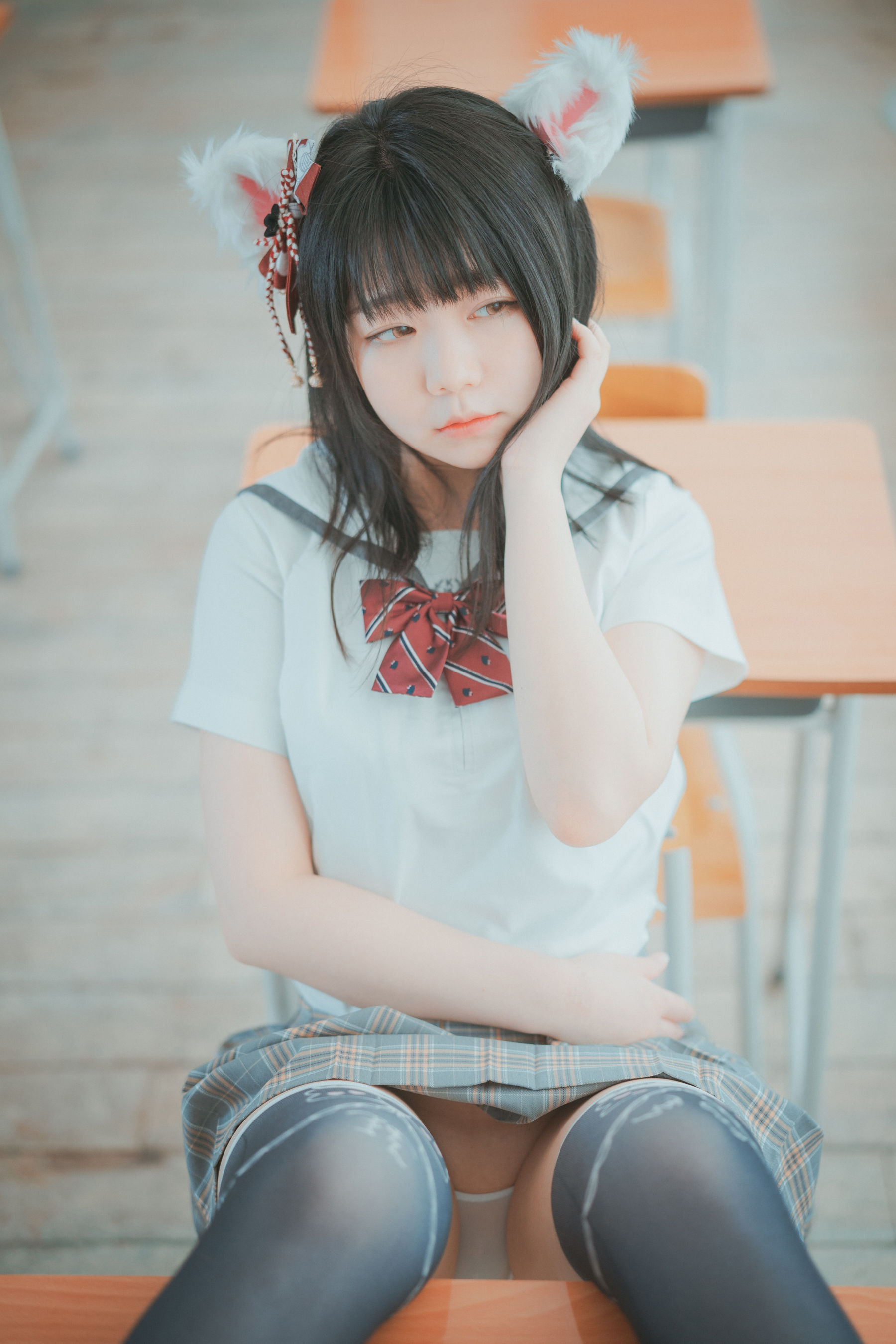[DJAWA] Pian – Cat girl does not take classes 日韩写真-第18张