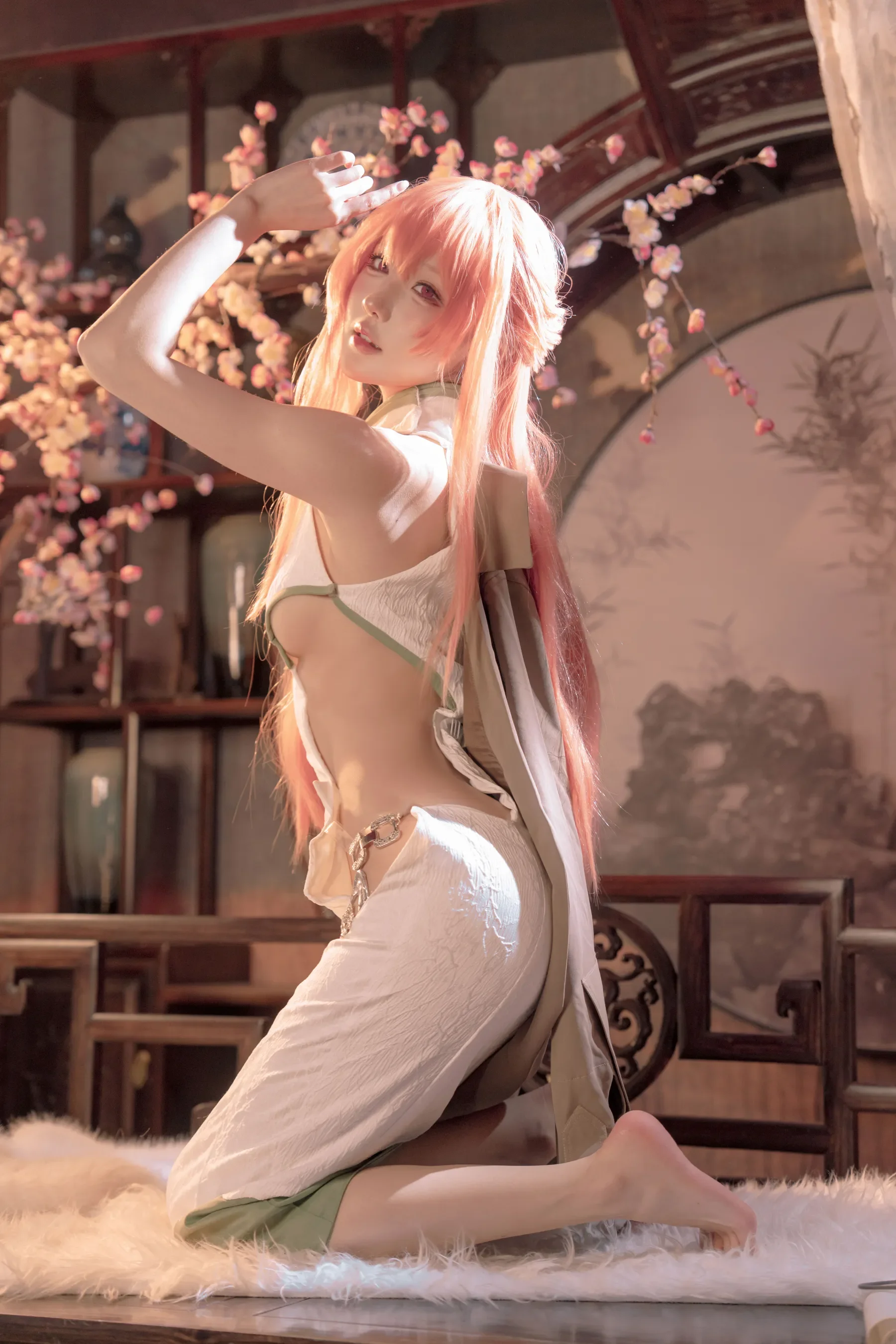 阿包也是兔娘 – 碧蓝航线英仙座旗袍 Cosplay-第1张