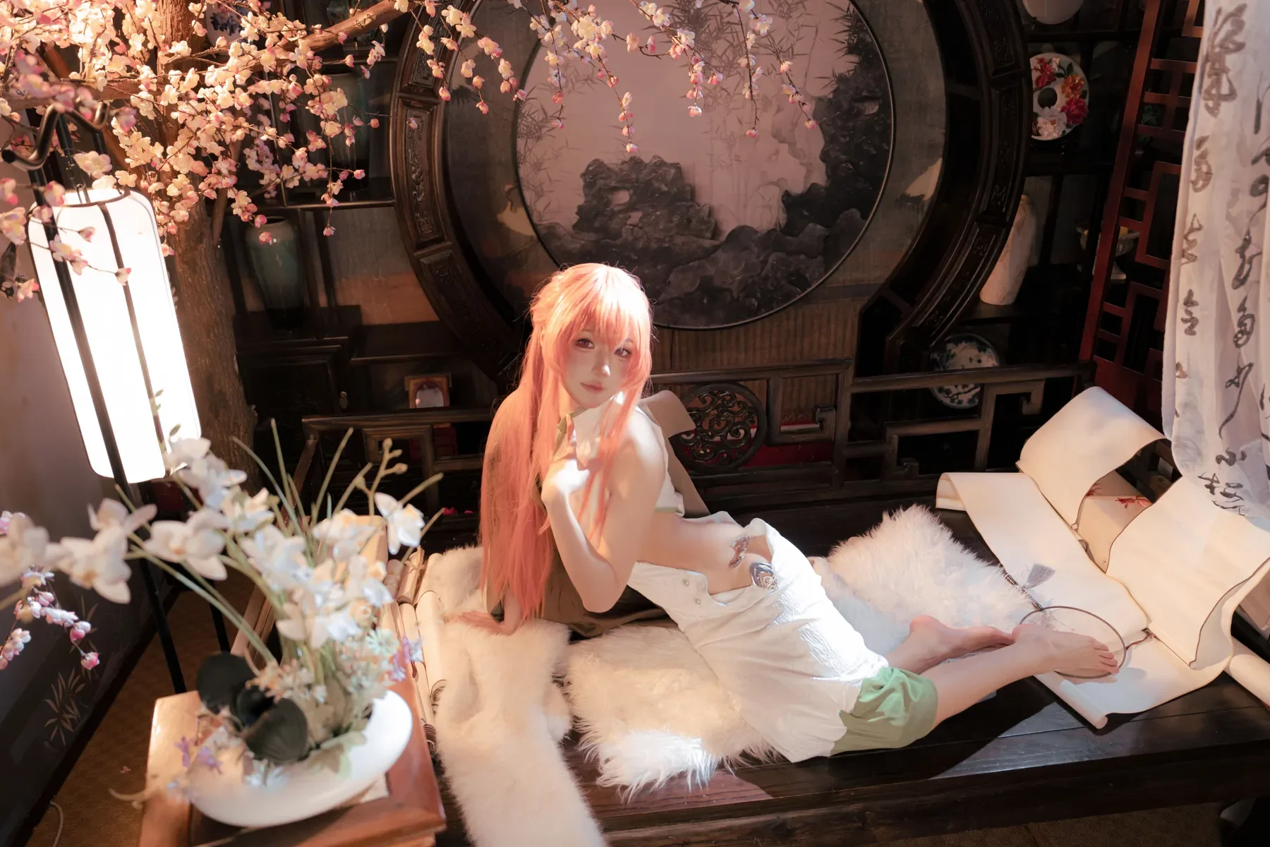 阿包也是兔娘 – 碧蓝航线英仙座旗袍 Cosplay-第3张