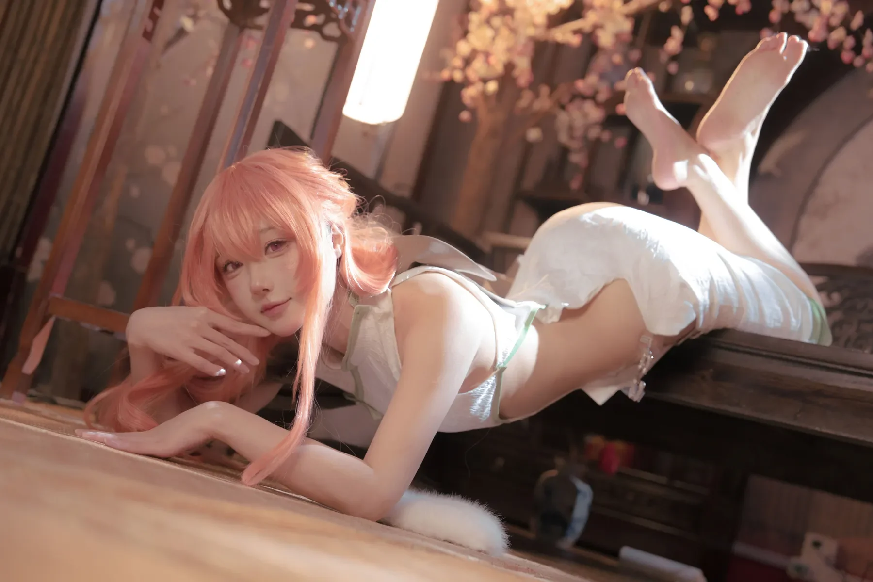 阿包也是兔娘 – 碧蓝航线英仙座旗袍 Cosplay-第6张