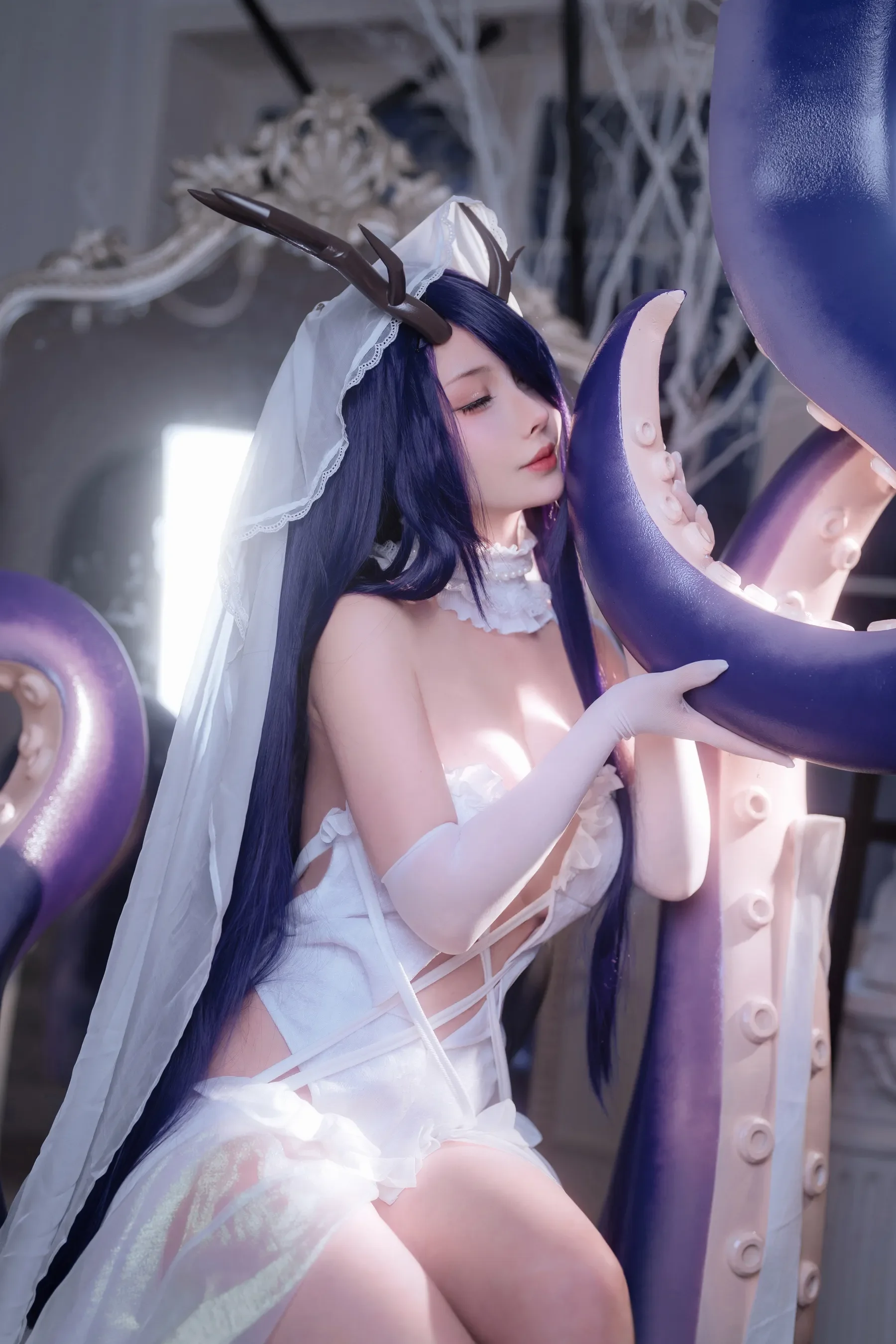 rioko凉凉子 – 碧蓝航线 金鹿号 Cosplay-第3张