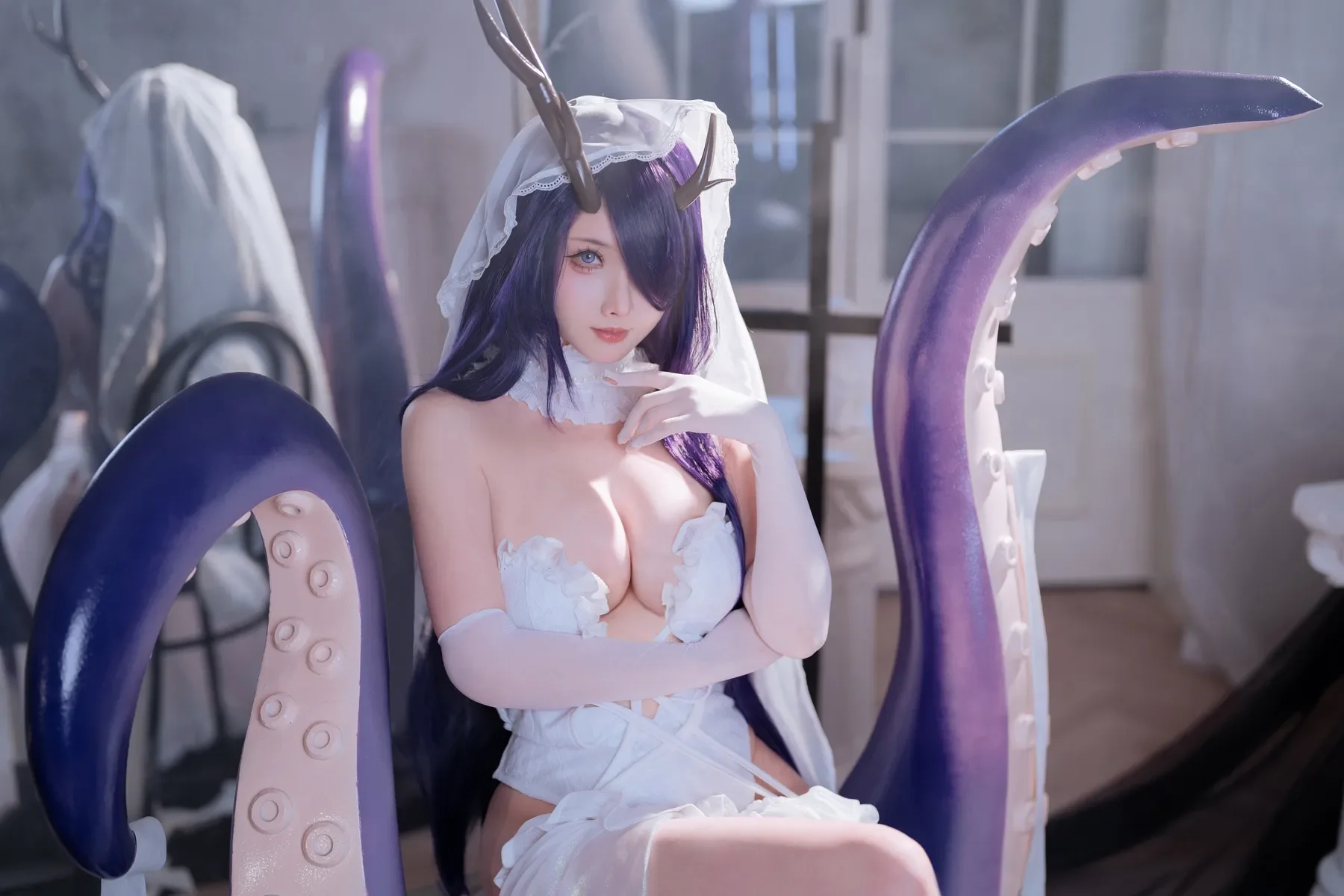 rioko凉凉子 – 碧蓝航线 金鹿号 Cosplay-第5张