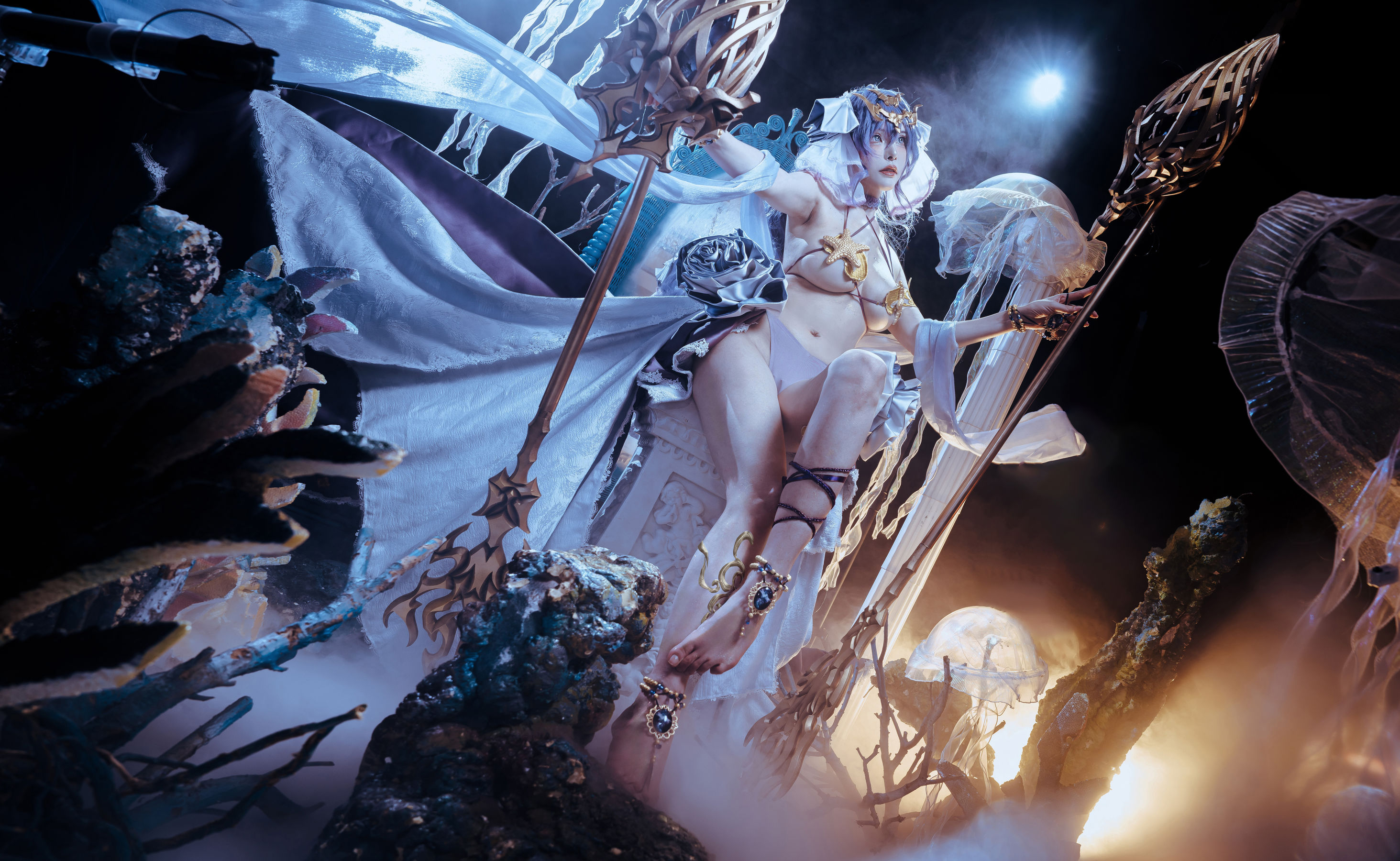 秋和柯基(夏小秋秋秋) – 女神乐园 波塞冬 Cosplay-第1张