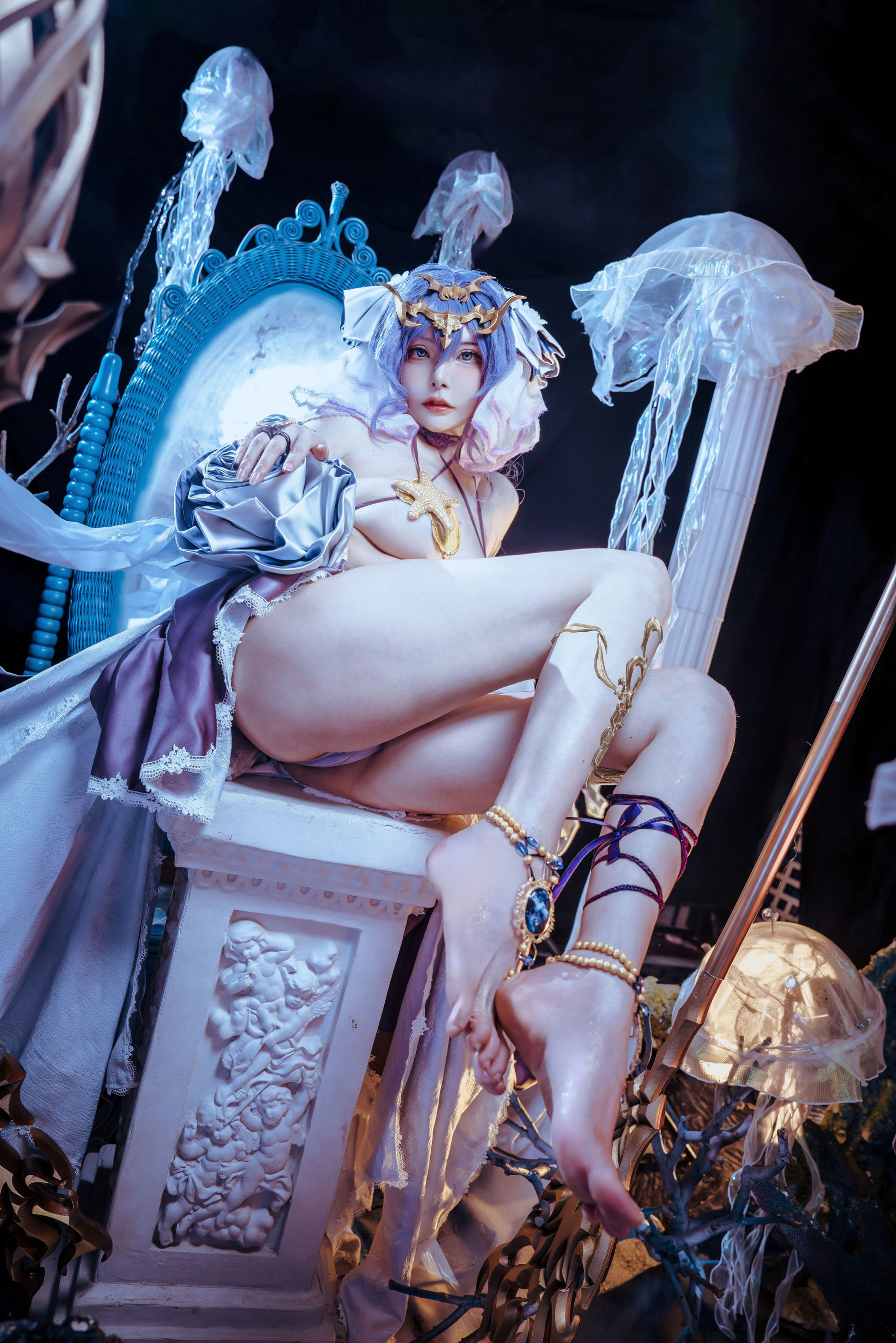 秋和柯基(夏小秋秋秋) – 女神乐园 波塞冬 Cosplay-第4张