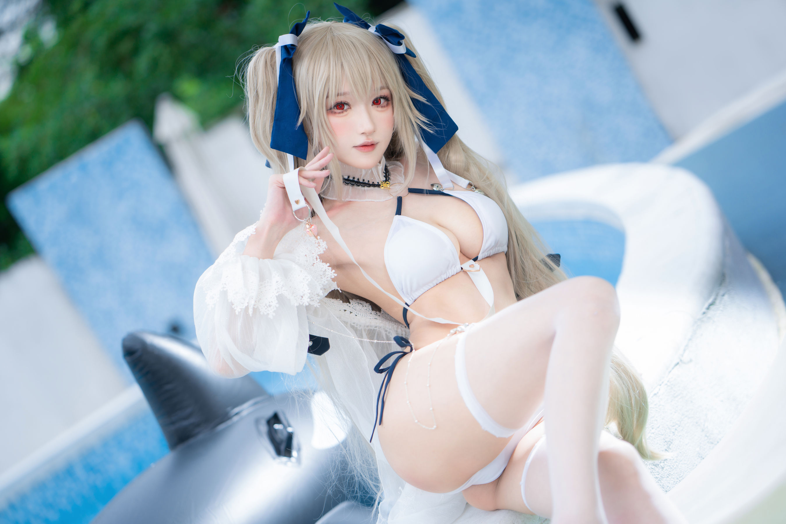 阿包也是兔娘 – 安克雷奇泳装 Cosplay-第32张