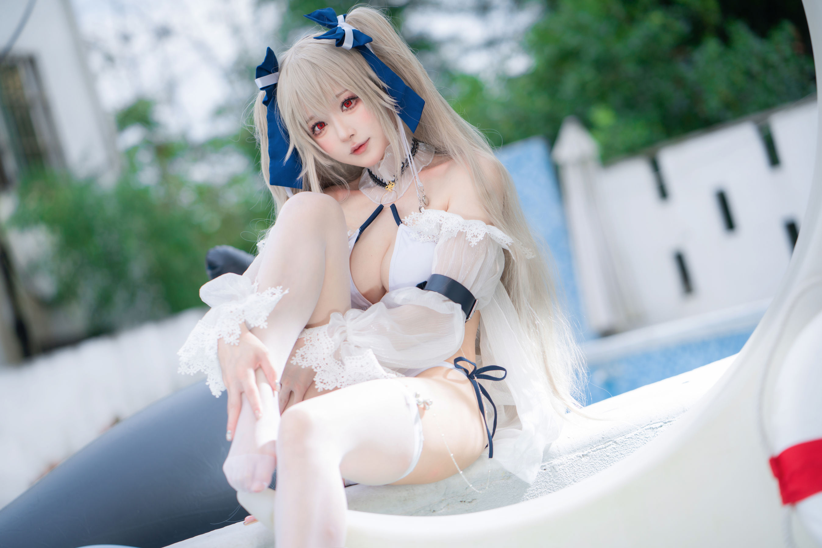 阿包也是兔娘 – 安克雷奇泳装 Cosplay-第35张
