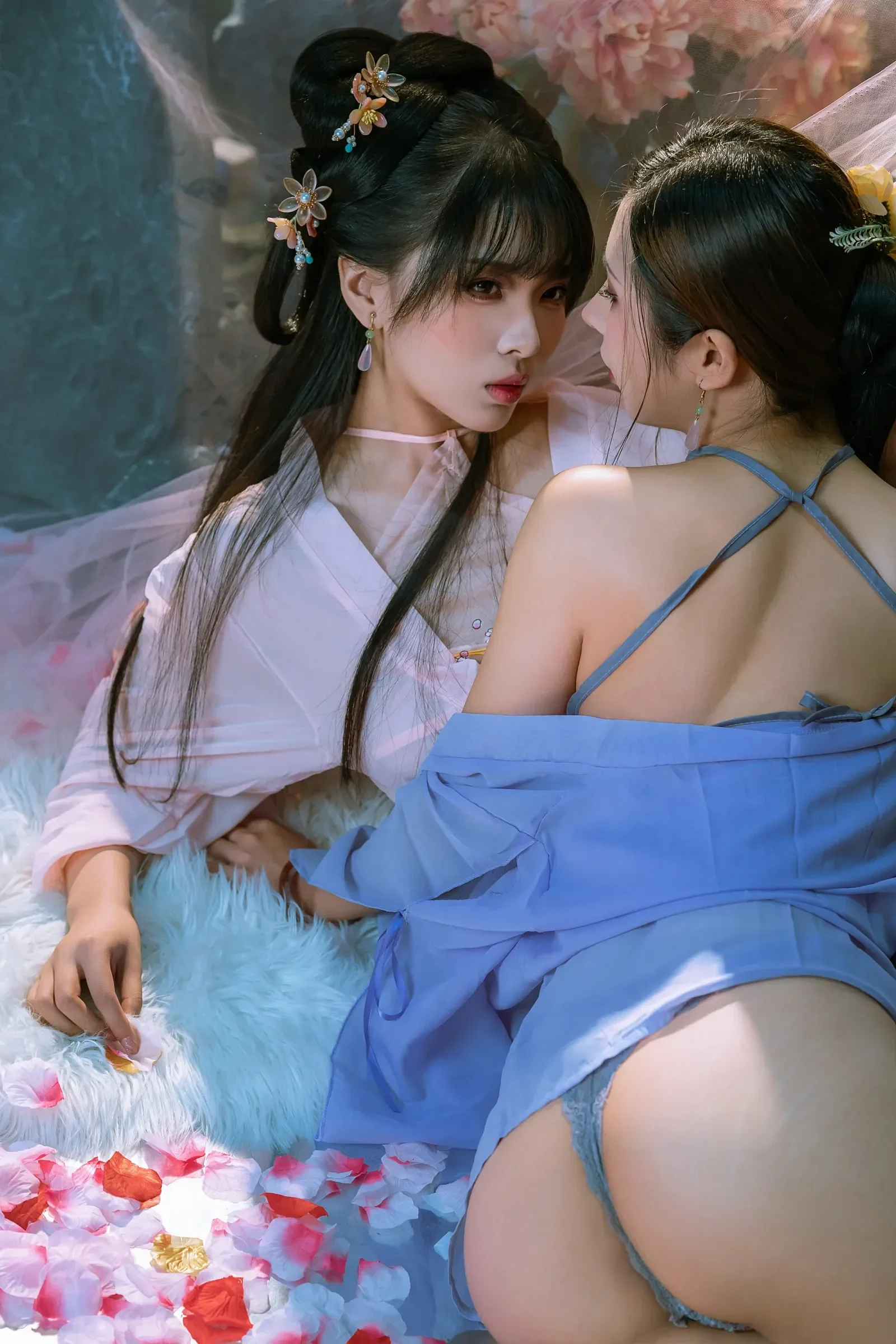 云溪溪轩萧学姐 – 绸缎 Cosplay-第5张