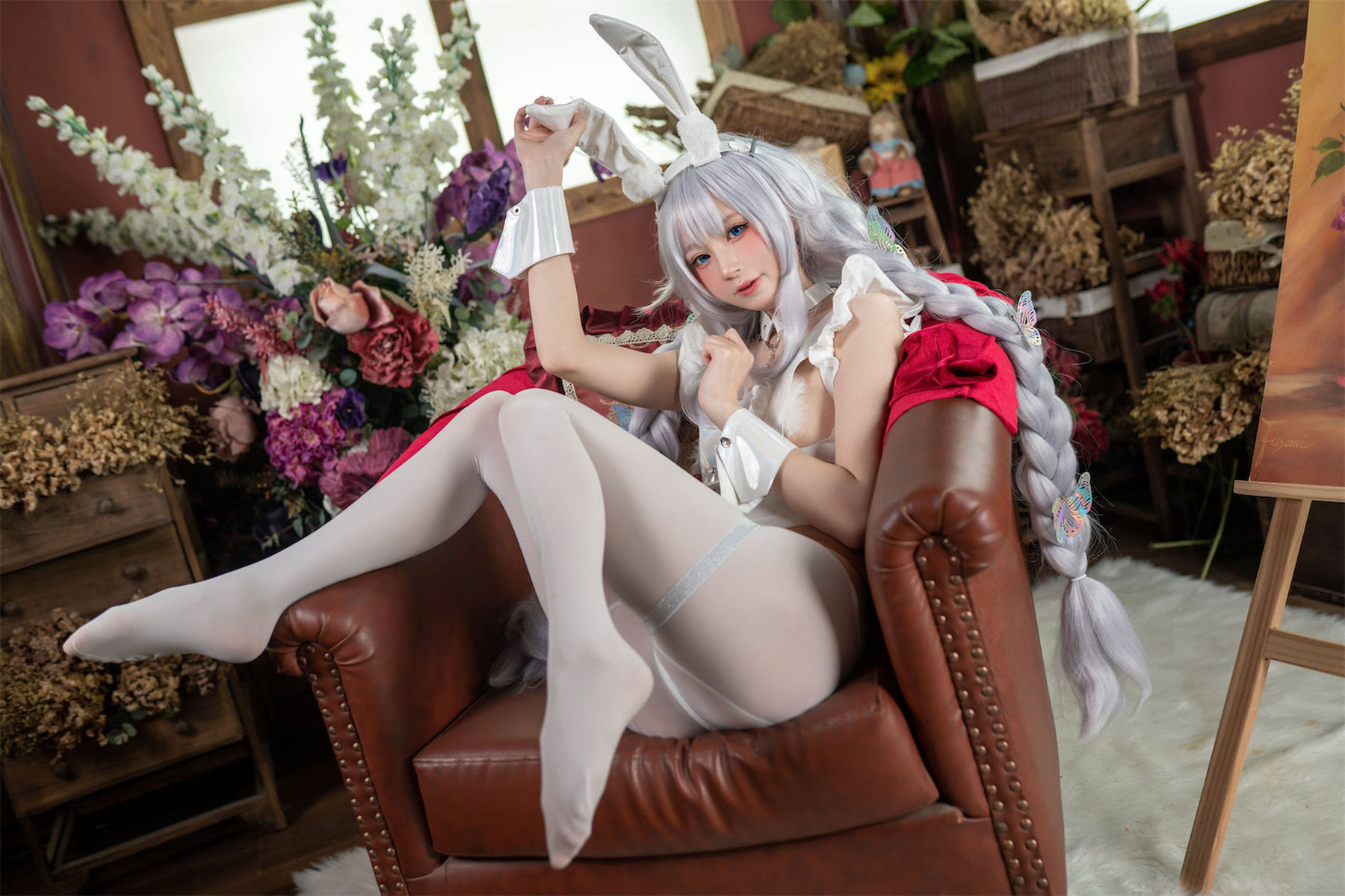 西园寺南歌 – 碧蓝航线 恶毒兔女郎 Cosplay-第5张