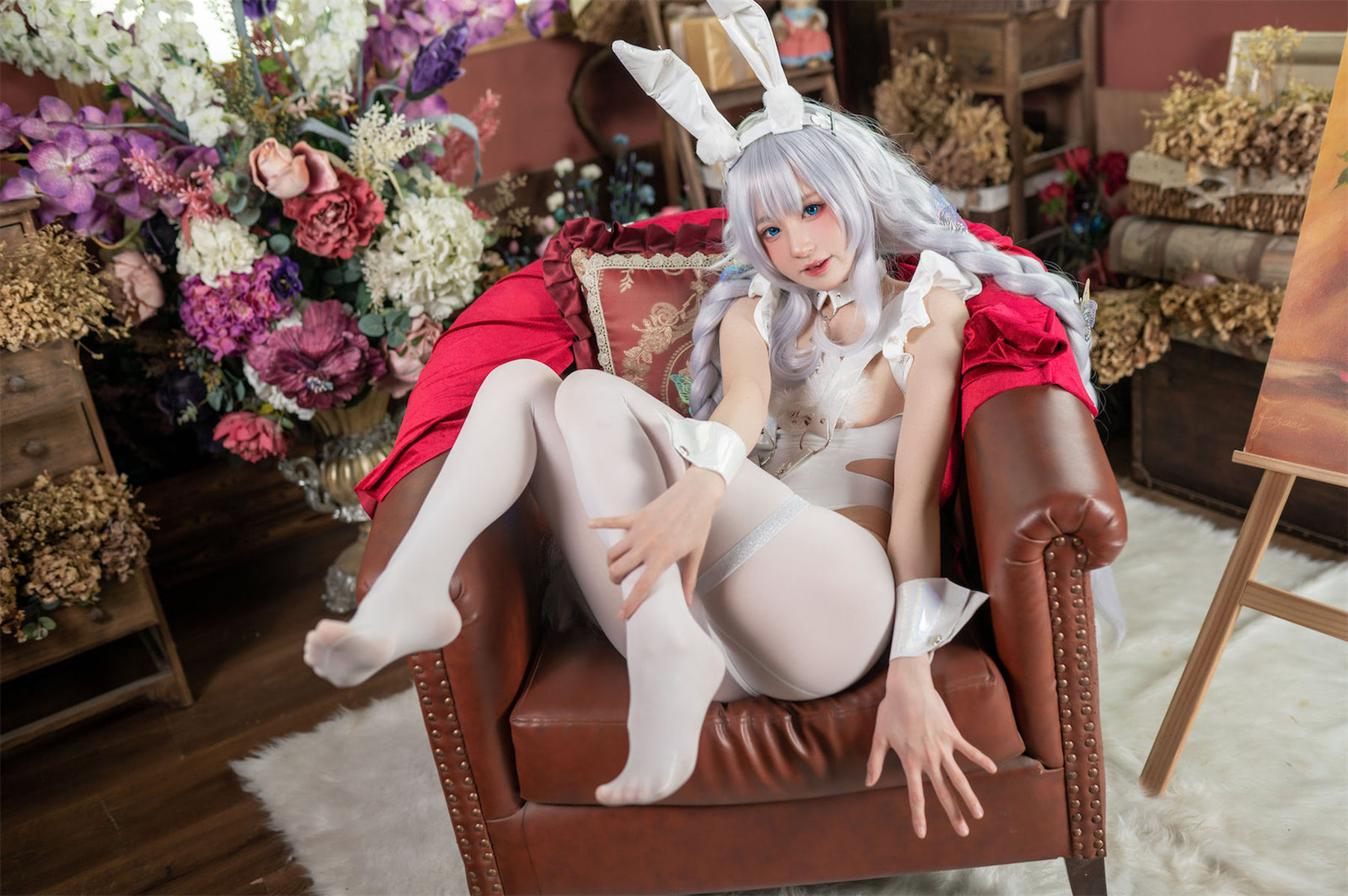 西园寺南歌 – 碧蓝航线 恶毒兔女郎 Cosplay-第7张