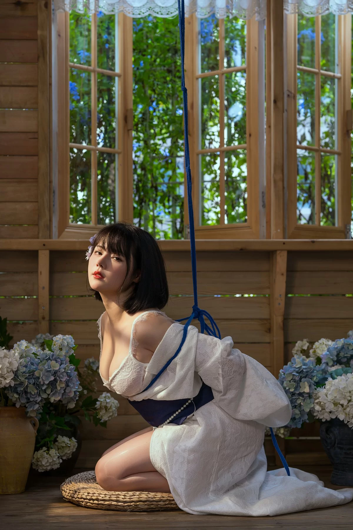 七月喵子 – 捆绑 Cosplay-第14张