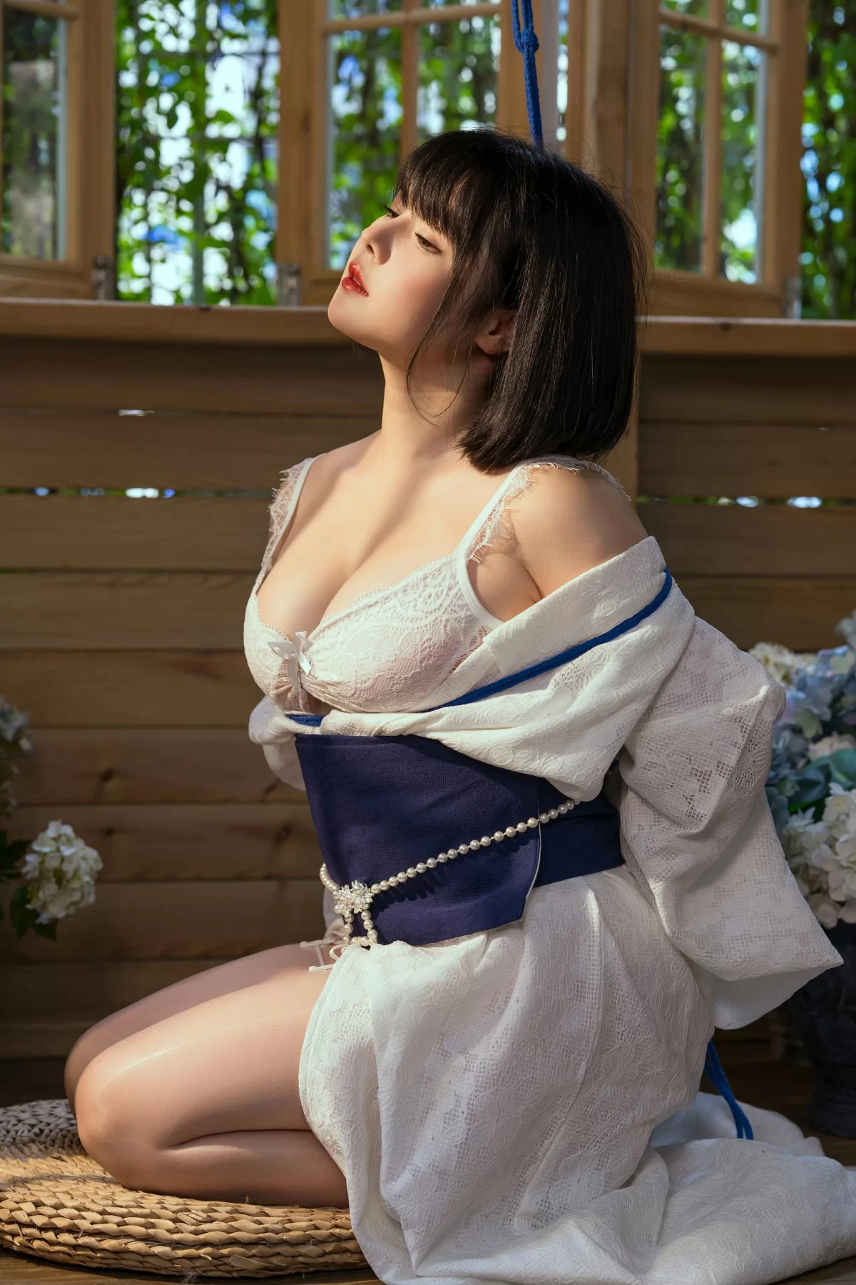 七月喵子 – 捆绑 Cosplay-第16张