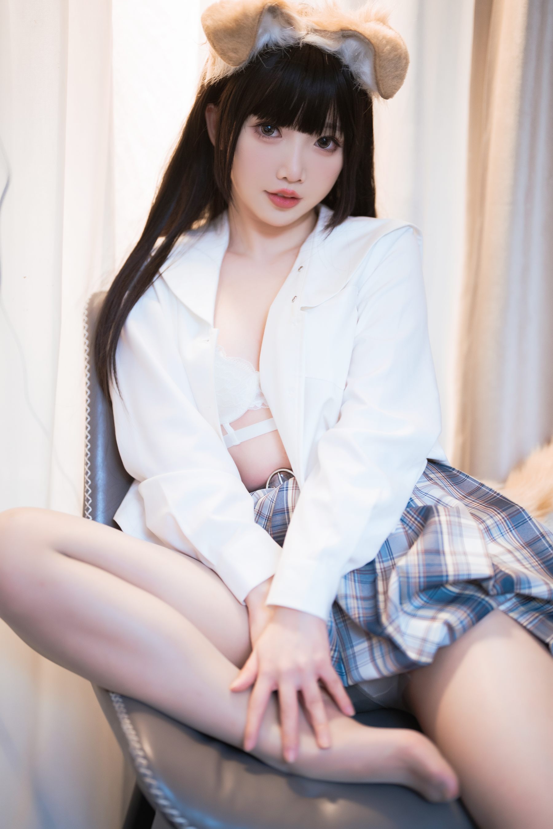 面饼仙儿 – 狗妹JK Cosplay-第6张