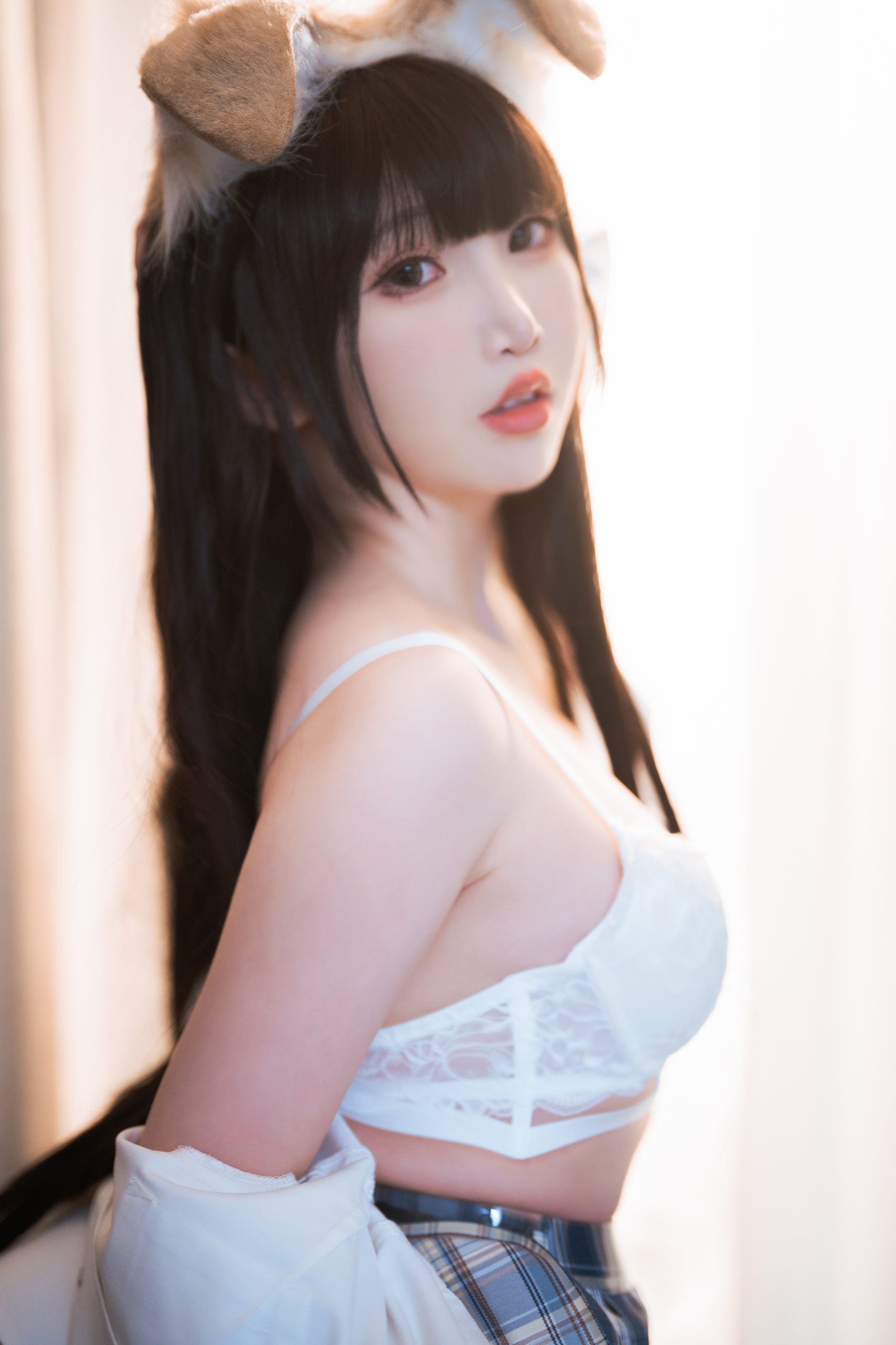 面饼仙儿 – 狗妹JK Cosplay-第24张