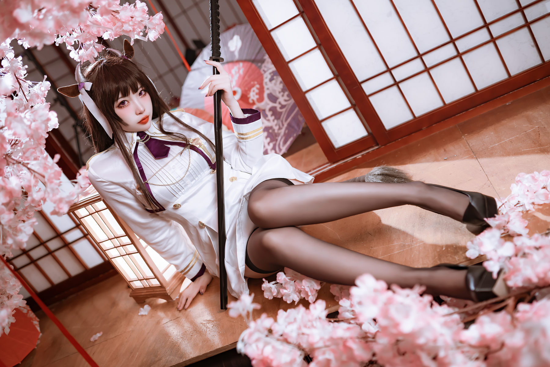 二佐Nisa – 碧蓝樫野 Cosplay-第3张