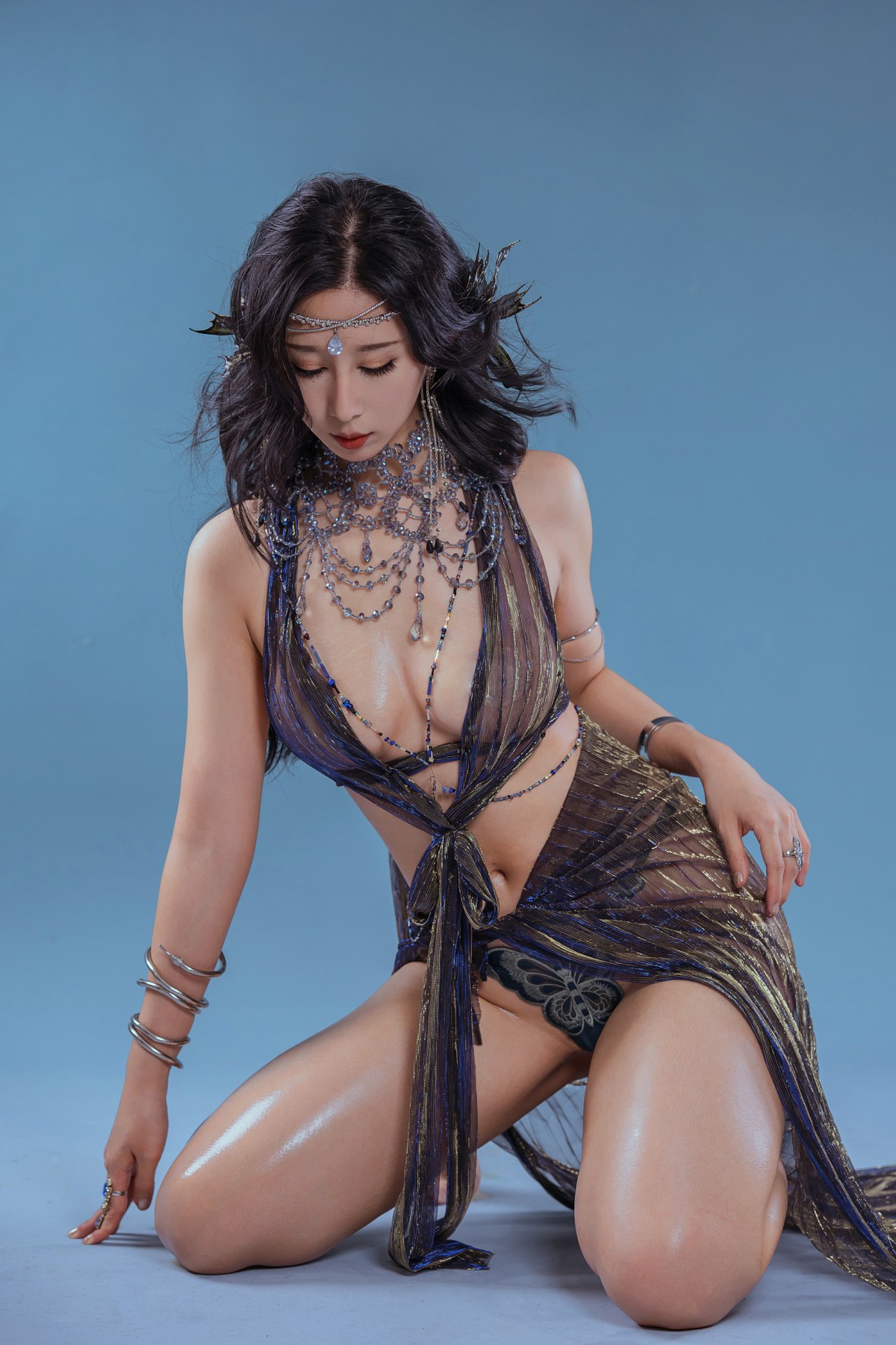 云溪溪 – 奶桃桃 塞壬七世·海妖 Cosplay-第2张