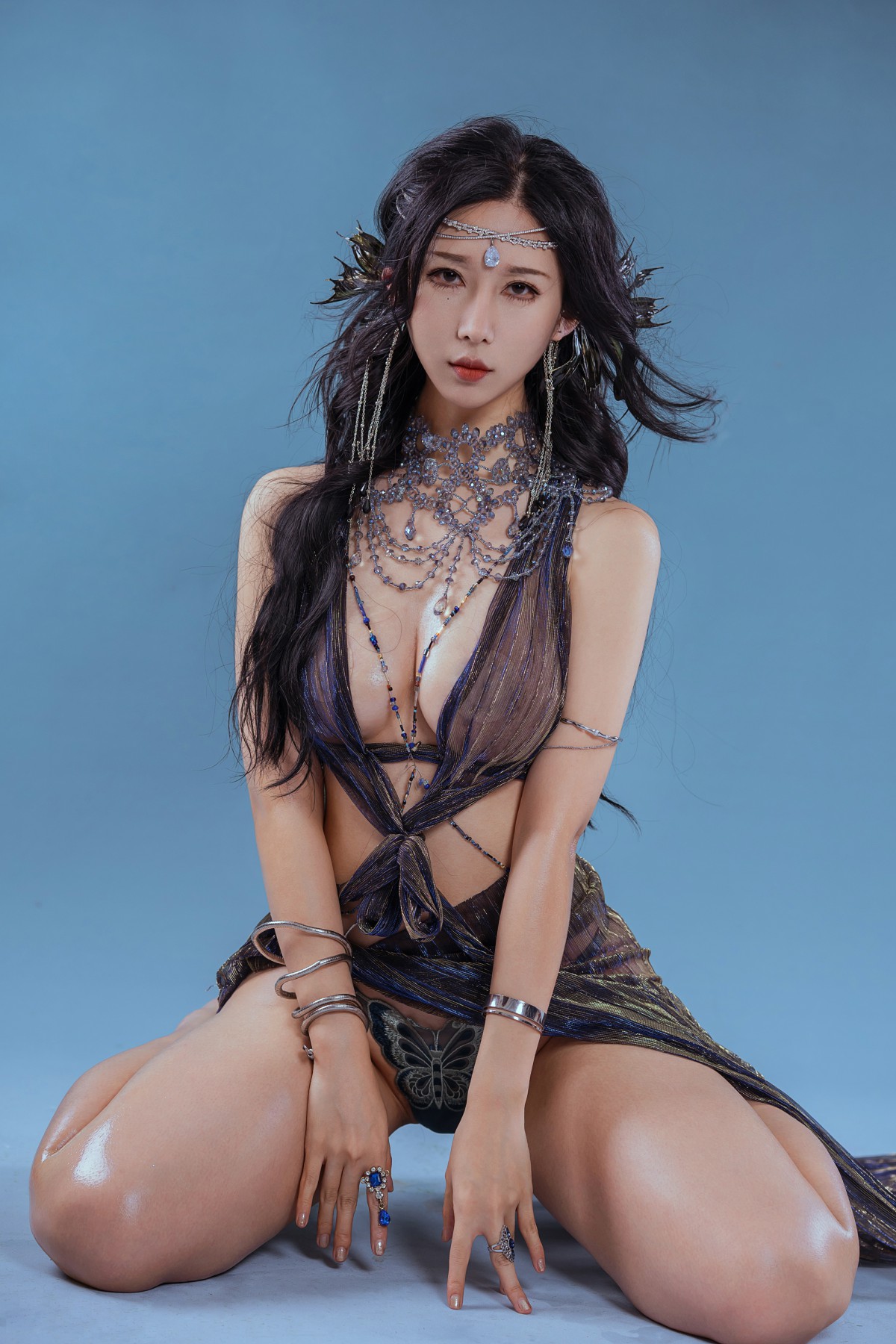 云溪溪 – 奶桃桃 塞壬七世·海妖 Cosplay-第6张