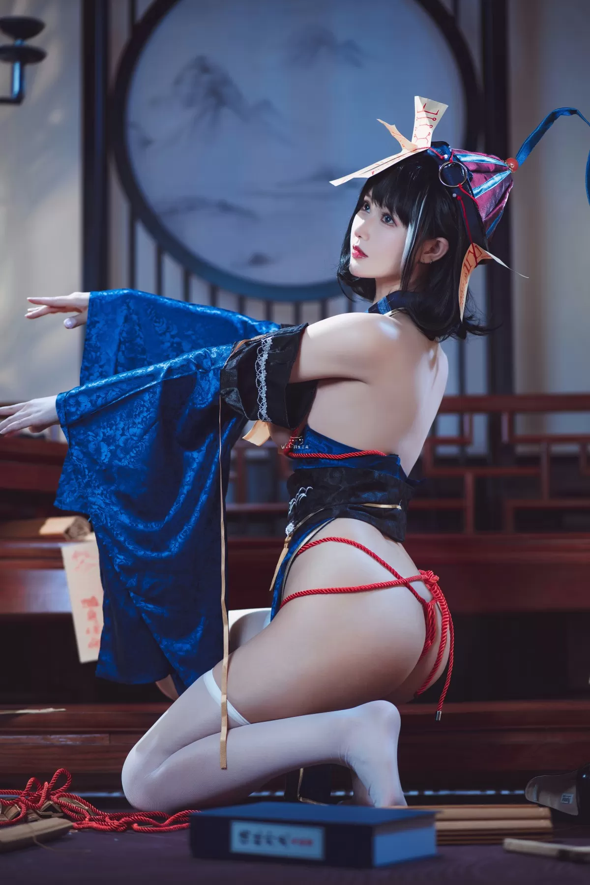 羽生三未 – 碧蓝航行 华甲小僵尸 Cosplay-第3张