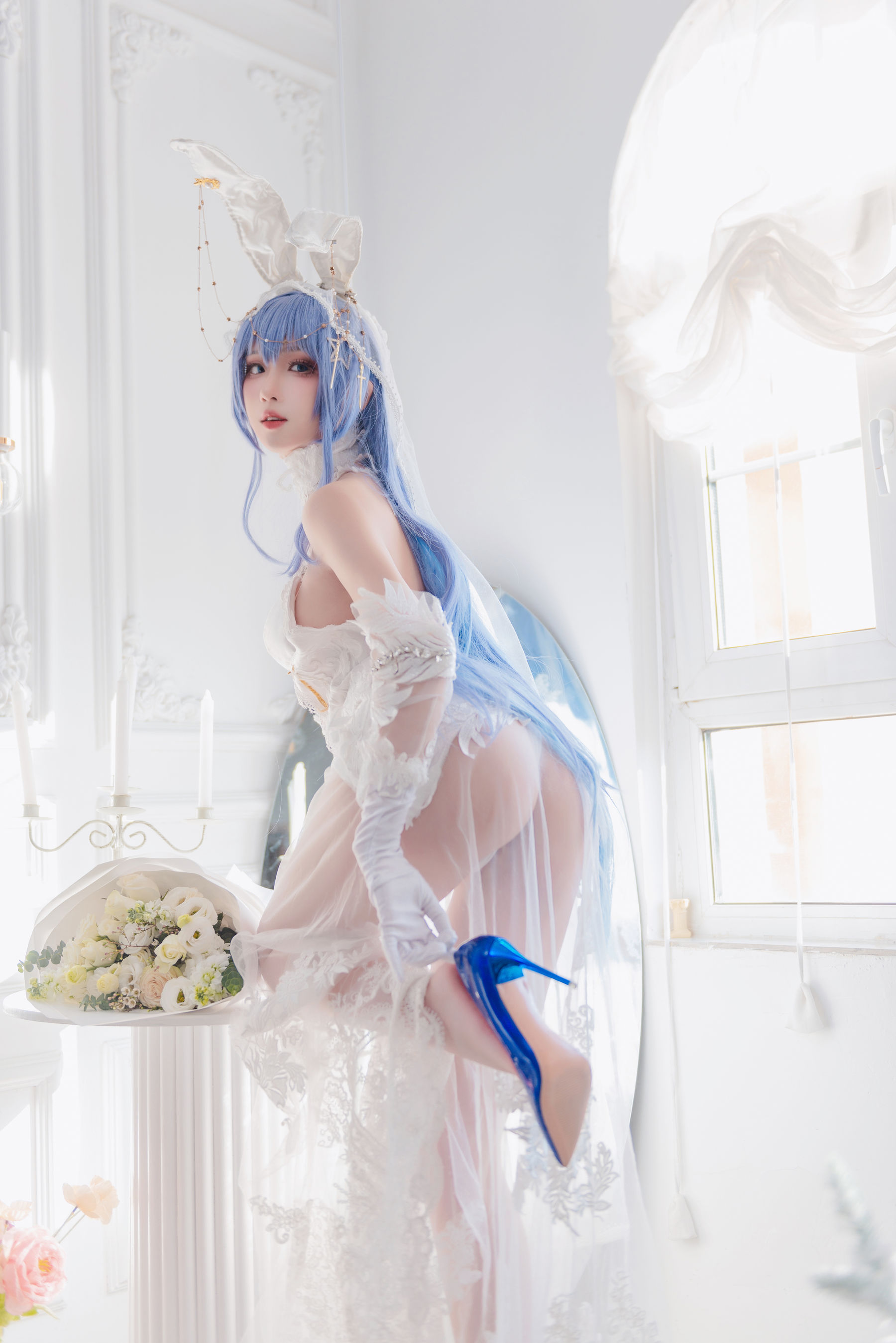 瓦斯塔亚小龙虾 – 碧蓝航线新泽西 花园白雪之仪 Cosplay-第1张