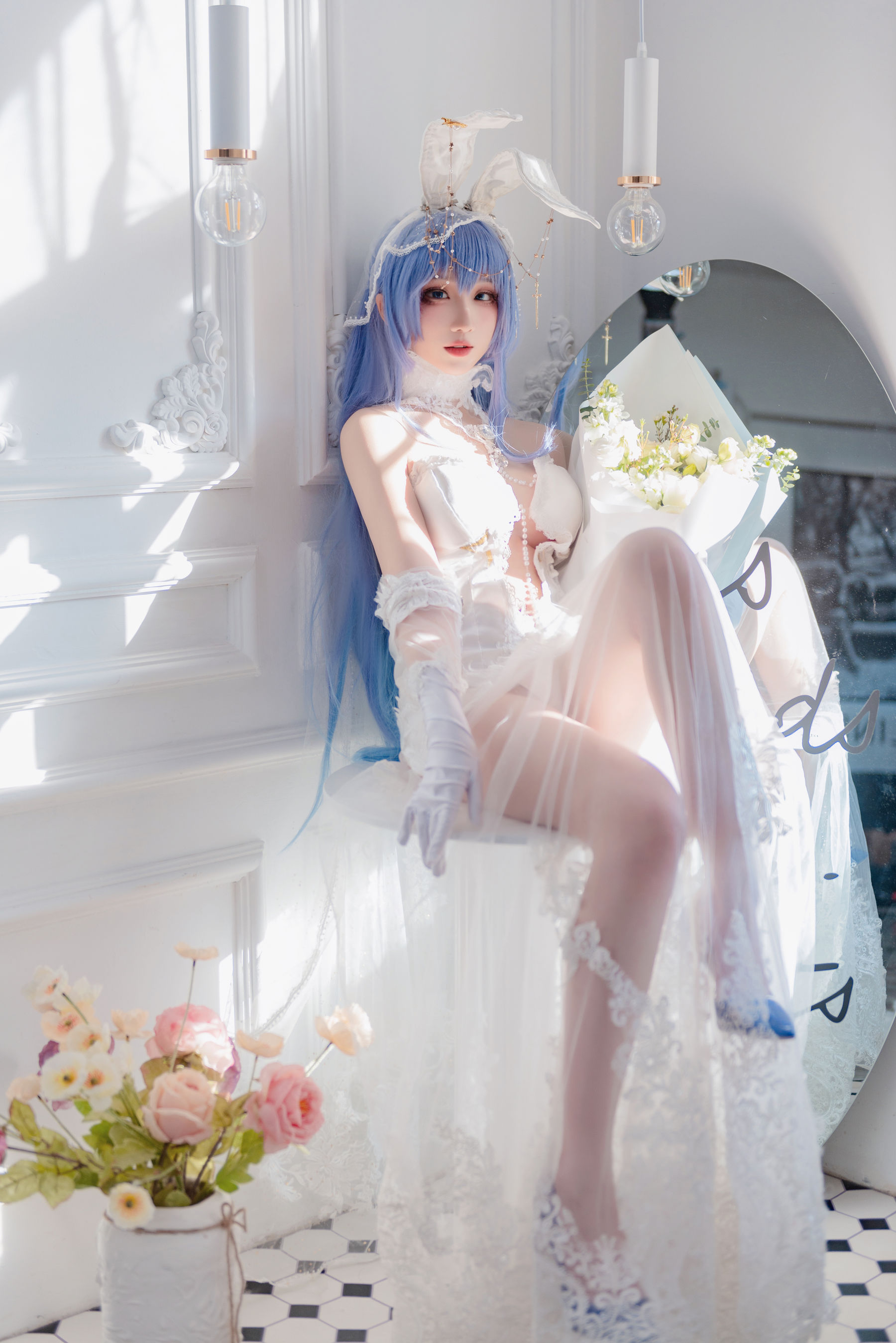 瓦斯塔亚小龙虾 – 碧蓝航线新泽西 花园白雪之仪 Cosplay-第4张