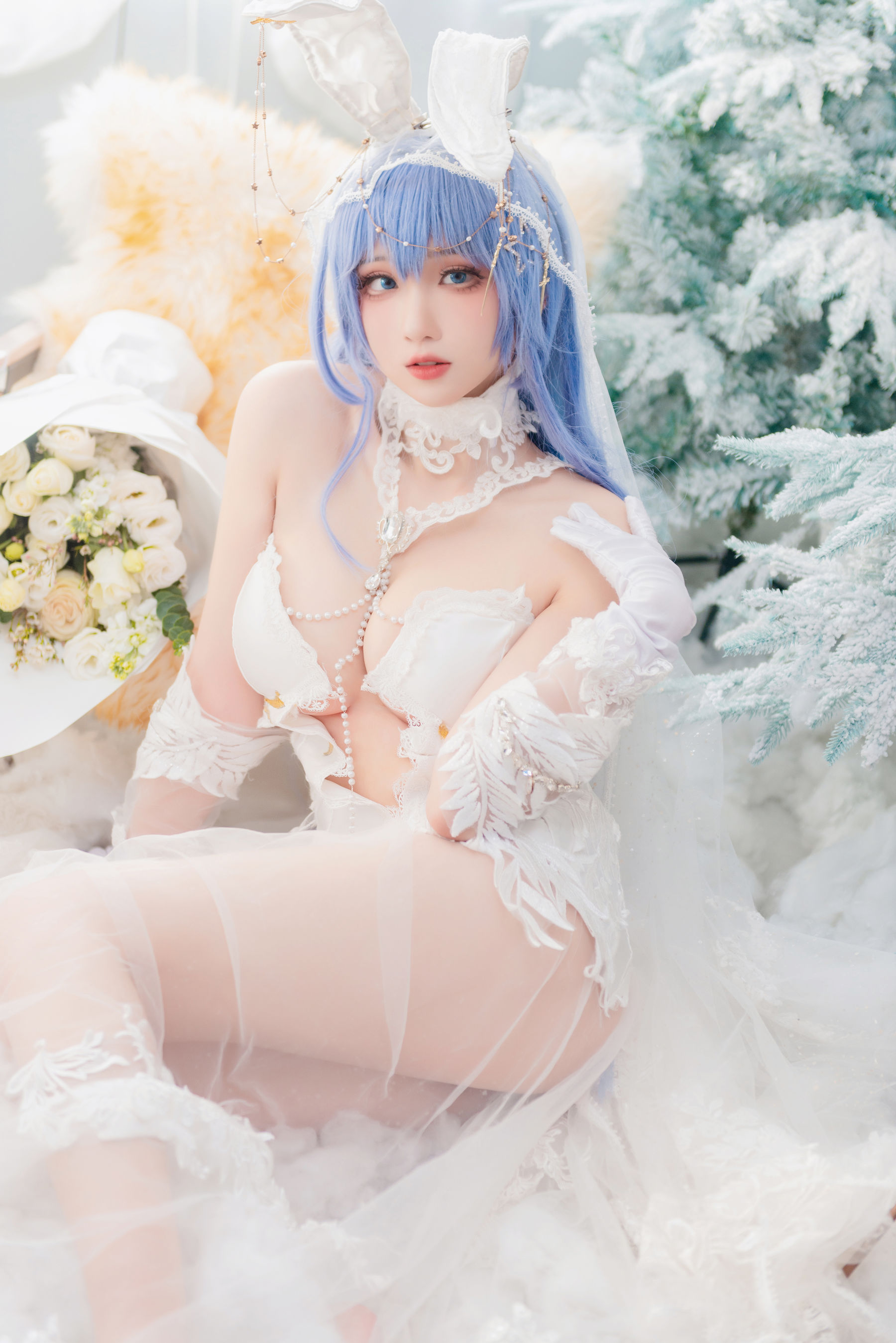 瓦斯塔亚小龙虾 – 碧蓝航线新泽西 花园白雪之仪 Cosplay-第5张