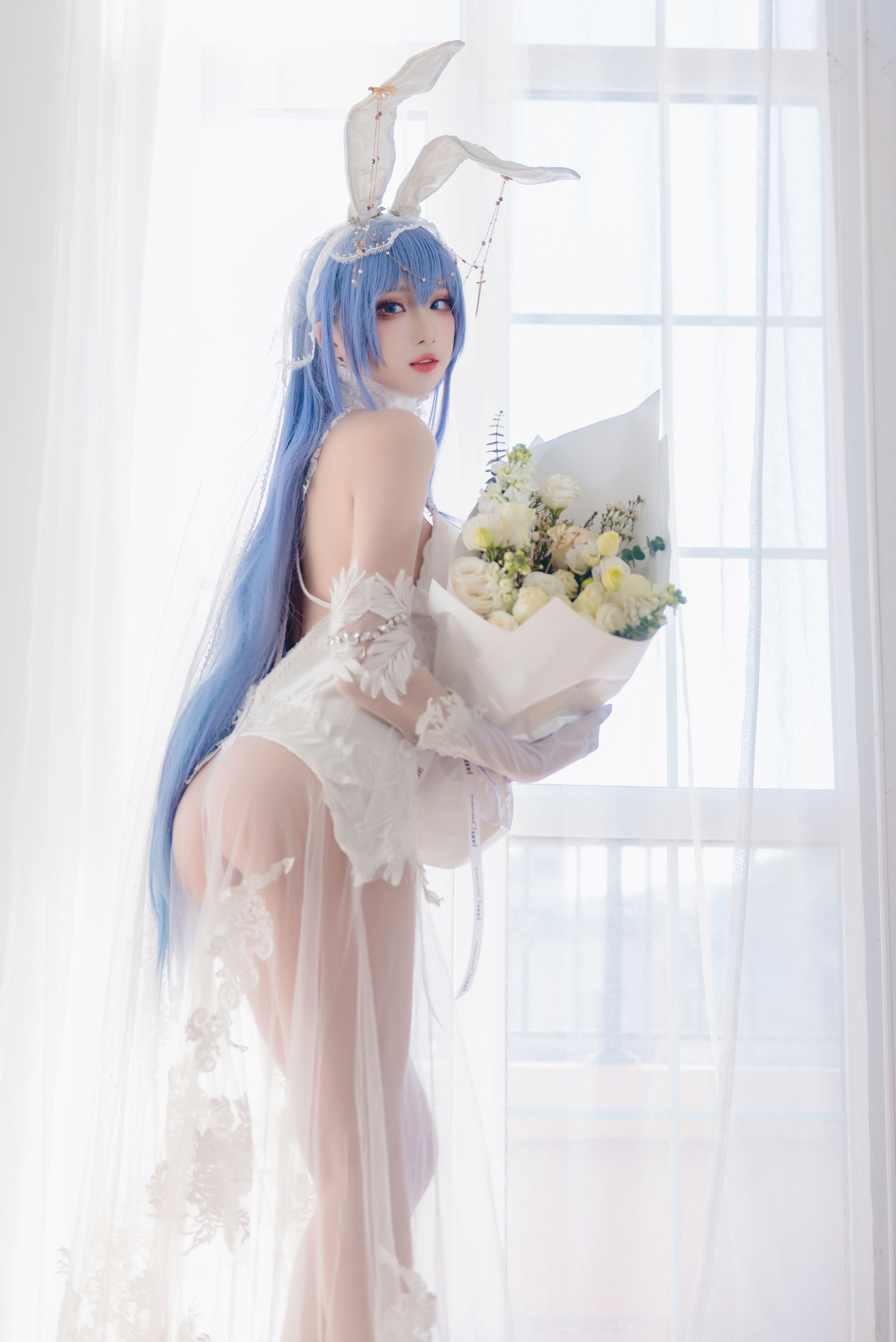 瓦斯塔亚小龙虾 – 碧蓝航线新泽西 花园白雪之仪 Cosplay-第6张