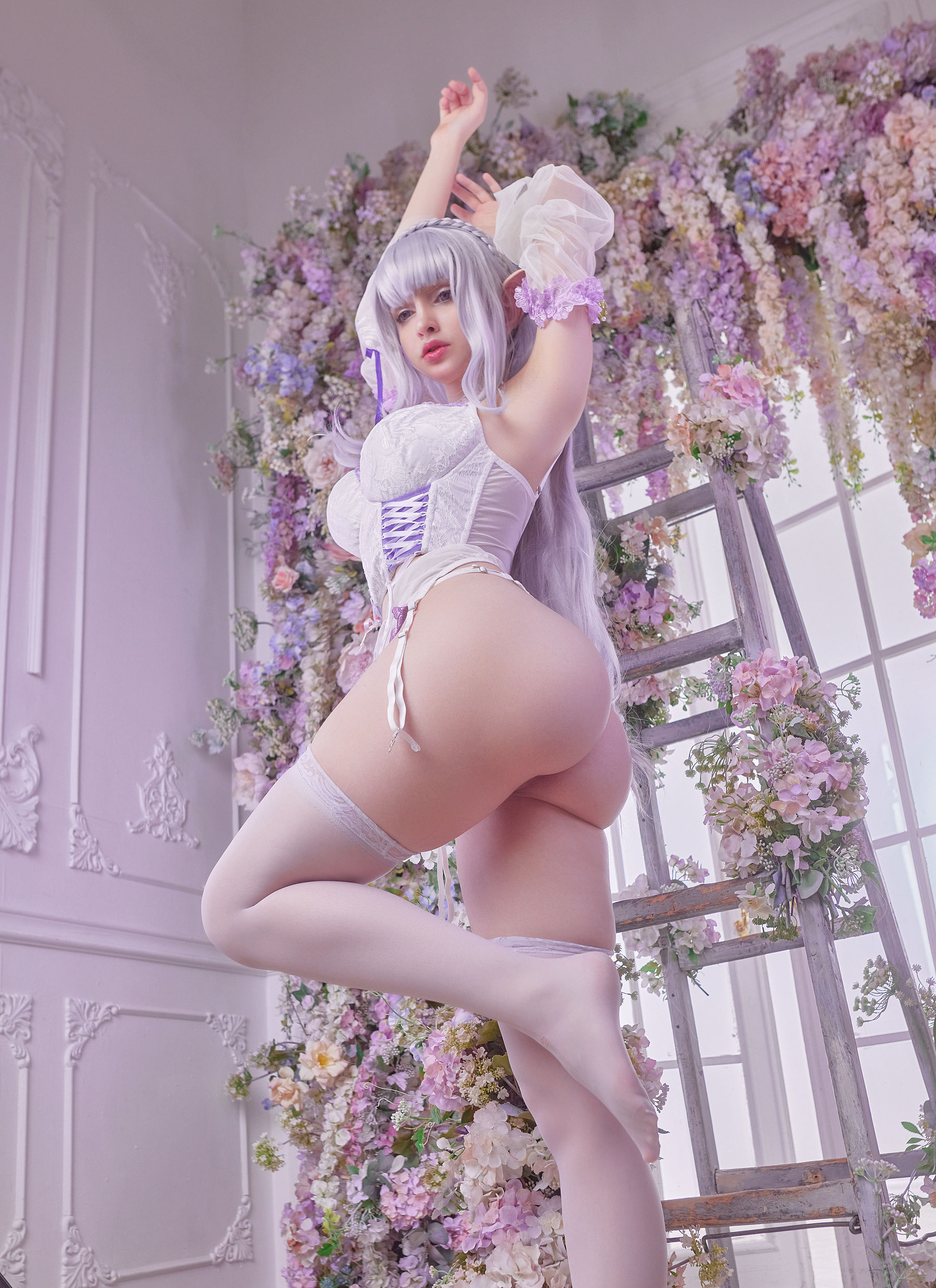 Hologana – Emilia Lingerie Cosplay-第7张