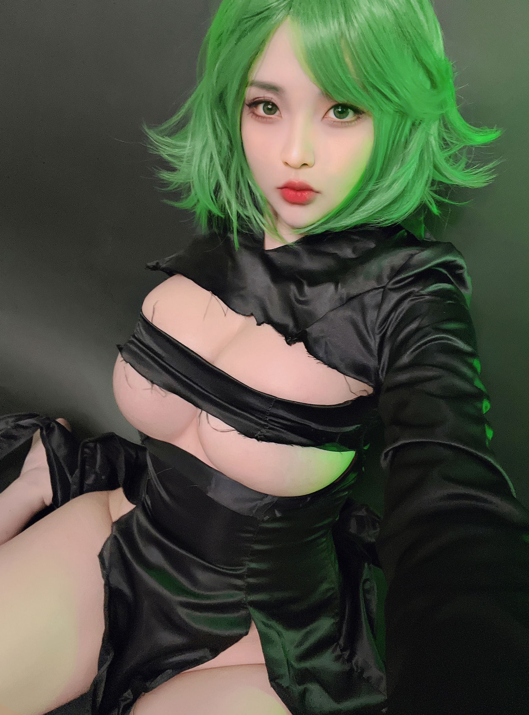 越裔正妹Hana bunny – Tatsumaki Cosplay-第5张