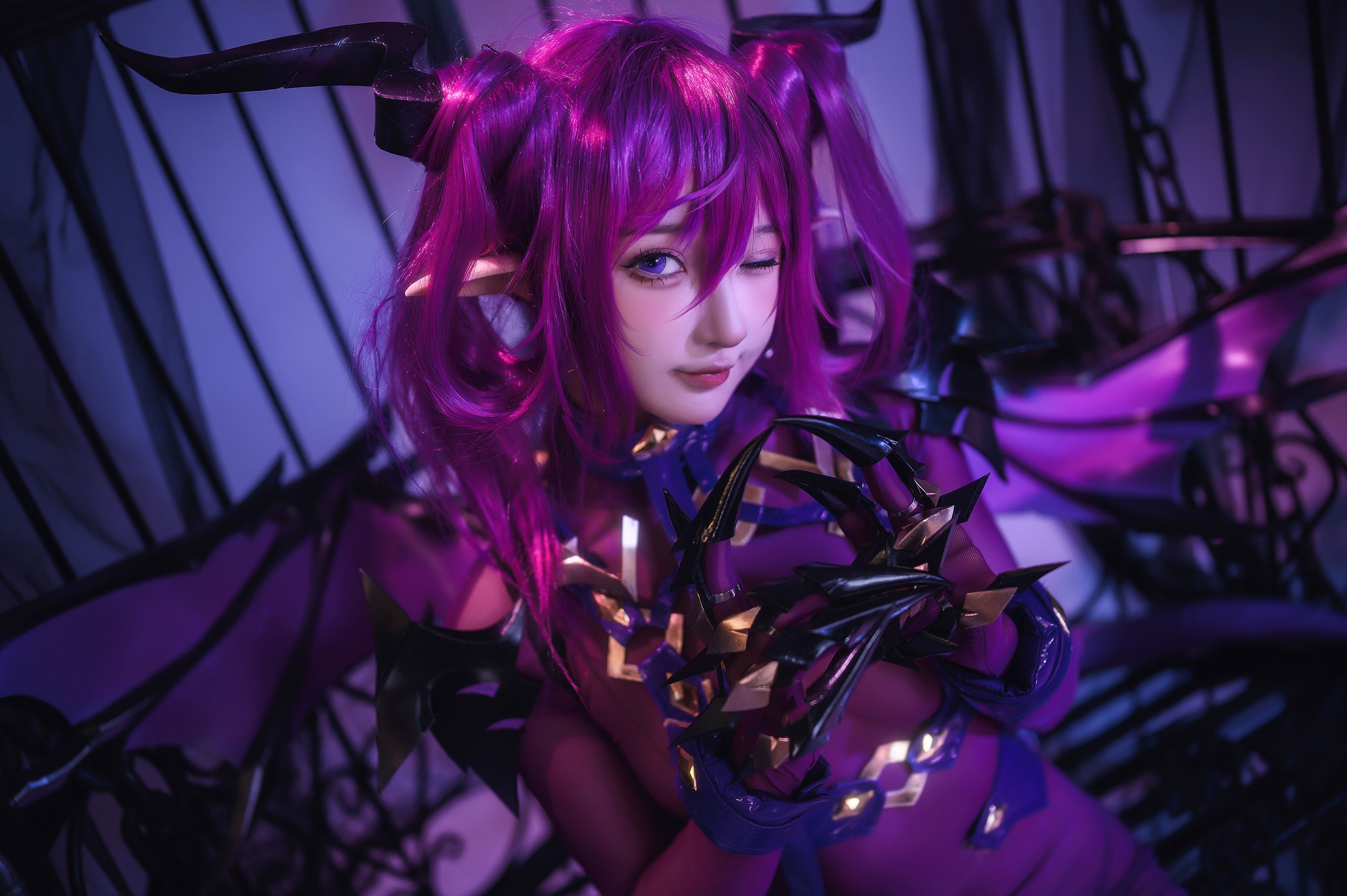 动漫博主阿包也是兔娘 – 龙姬士 柯丽蒂丝 Cosplay-第1张