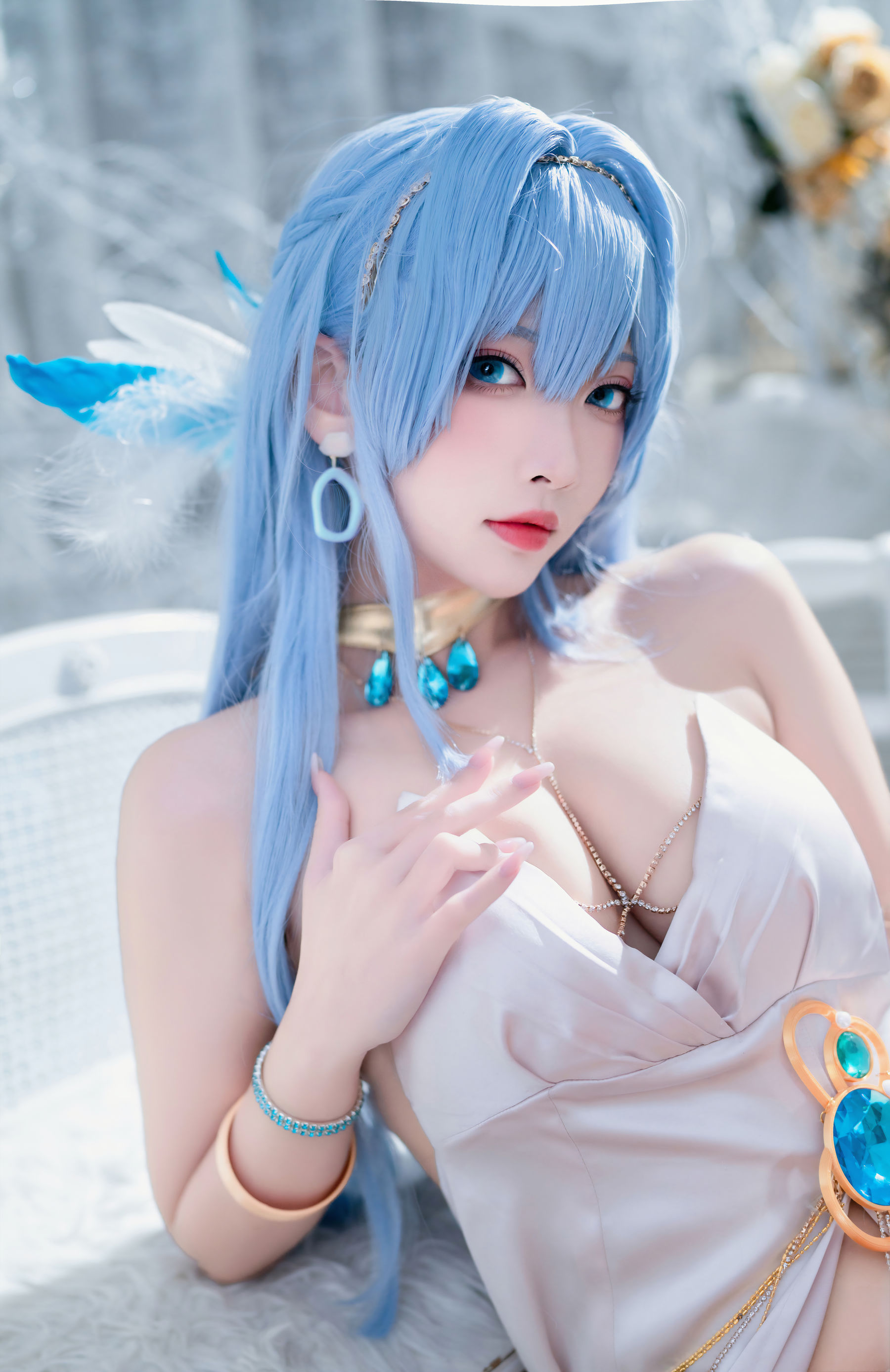 宫本桜 – Nikke胜利女神 海伦娜礼服 Cosplay-第6张