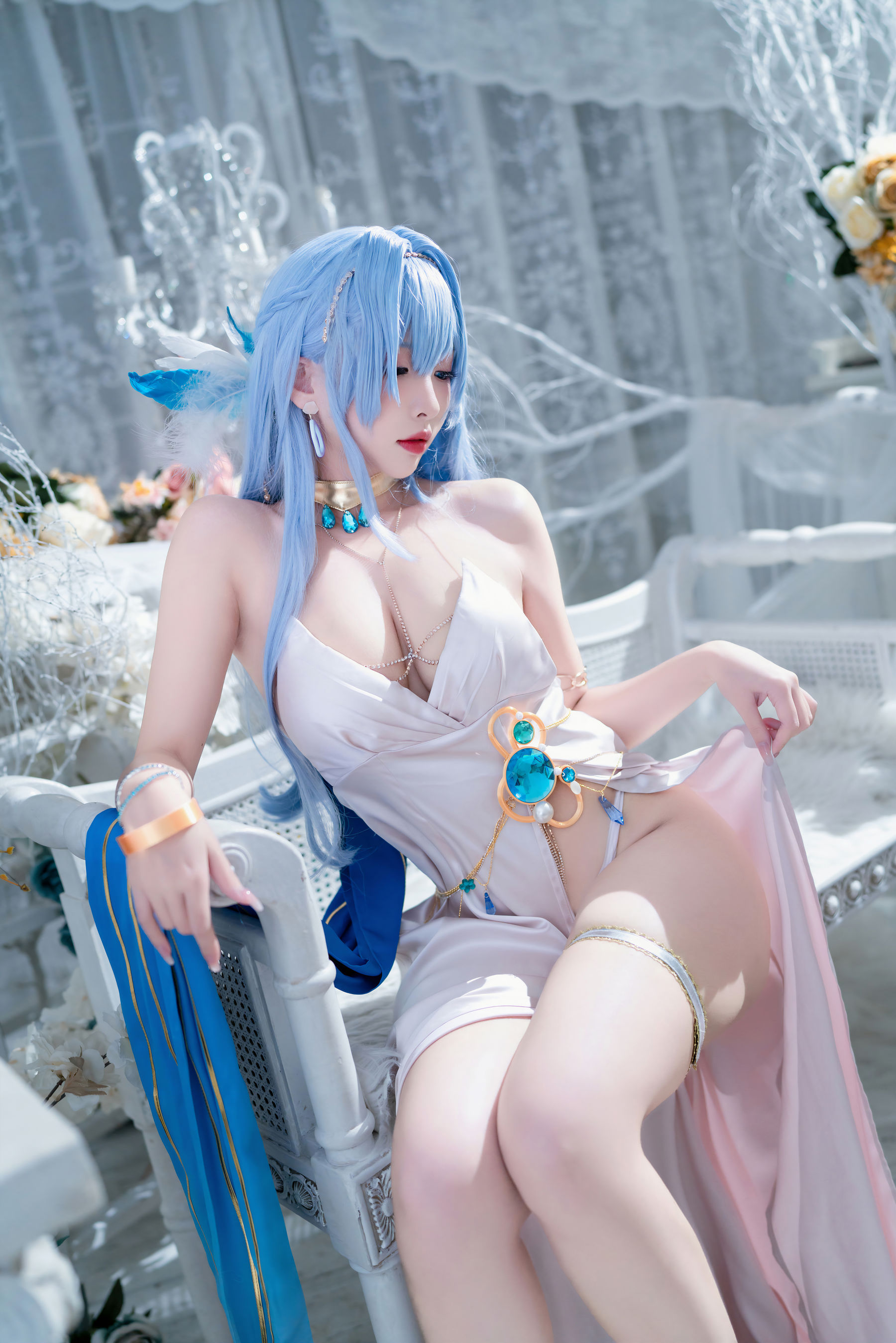 宫本桜 – Nikke胜利女神 海伦娜礼服 Cosplay-第7张