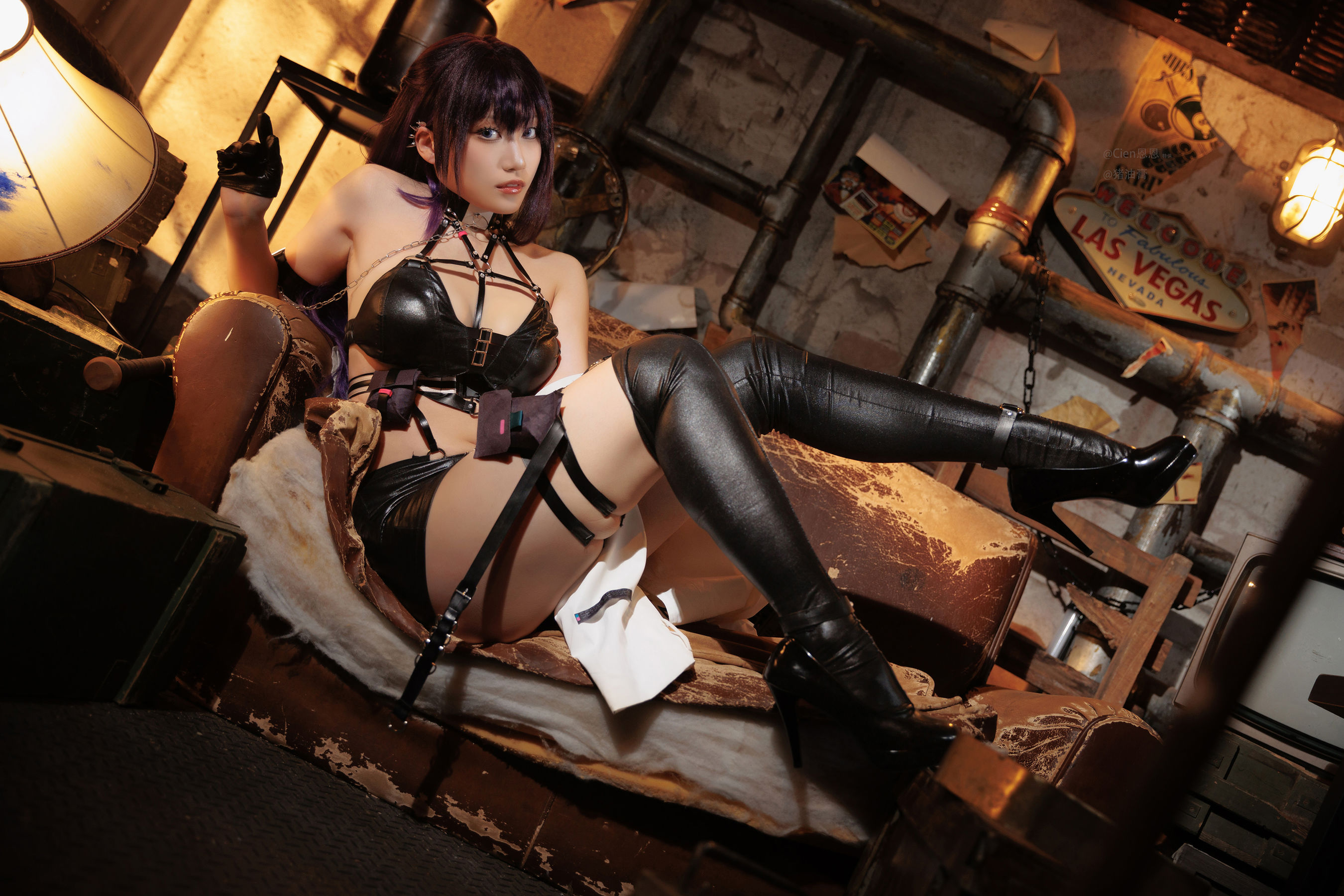 微博COS妹子Cien恩恩 – NIKKE胜利女神-米哈拉 Cosplay-第1张