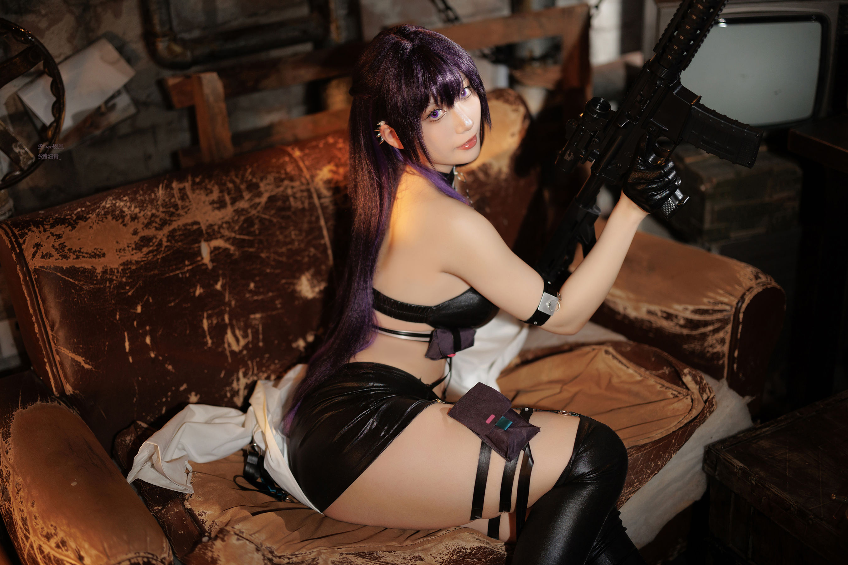 微博COS妹子Cien恩恩 – NIKKE胜利女神-米哈拉 Cosplay-第6张