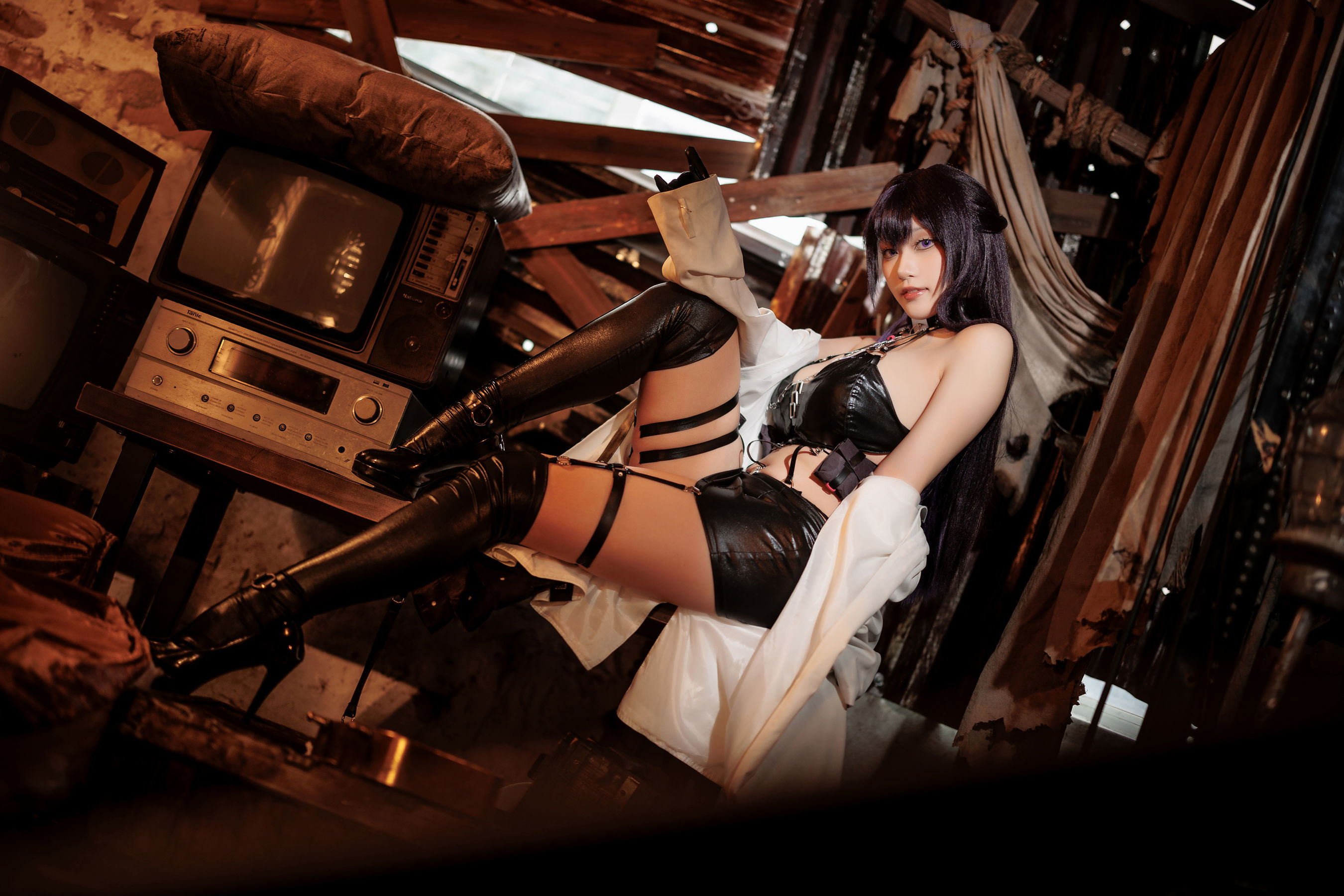 微博COS妹子Cien恩恩 – NIKKE胜利女神-米哈拉 Cosplay-第8张