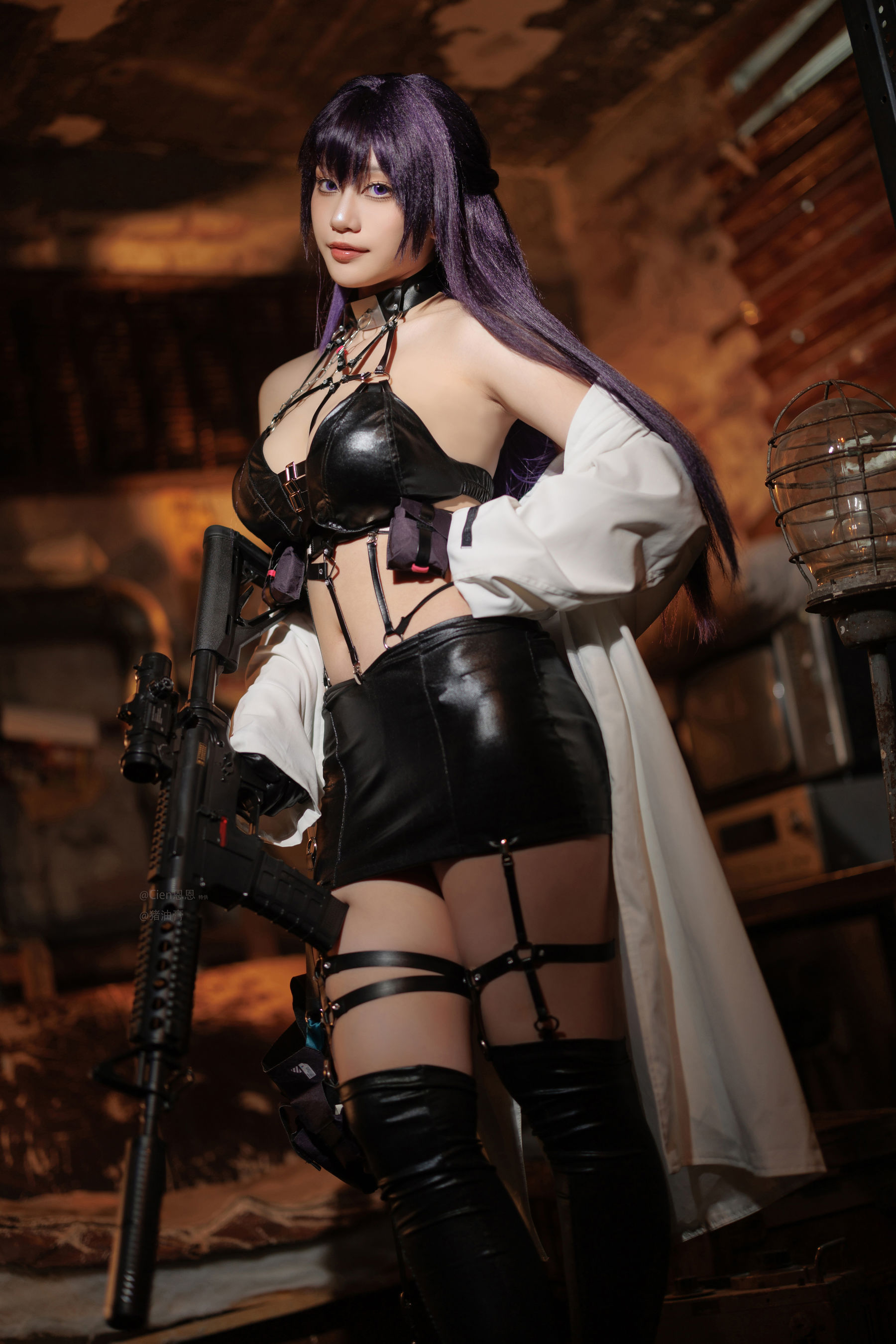 微博COS妹子Cien恩恩 – NIKKE胜利女神-米哈拉 Cosplay-第17张